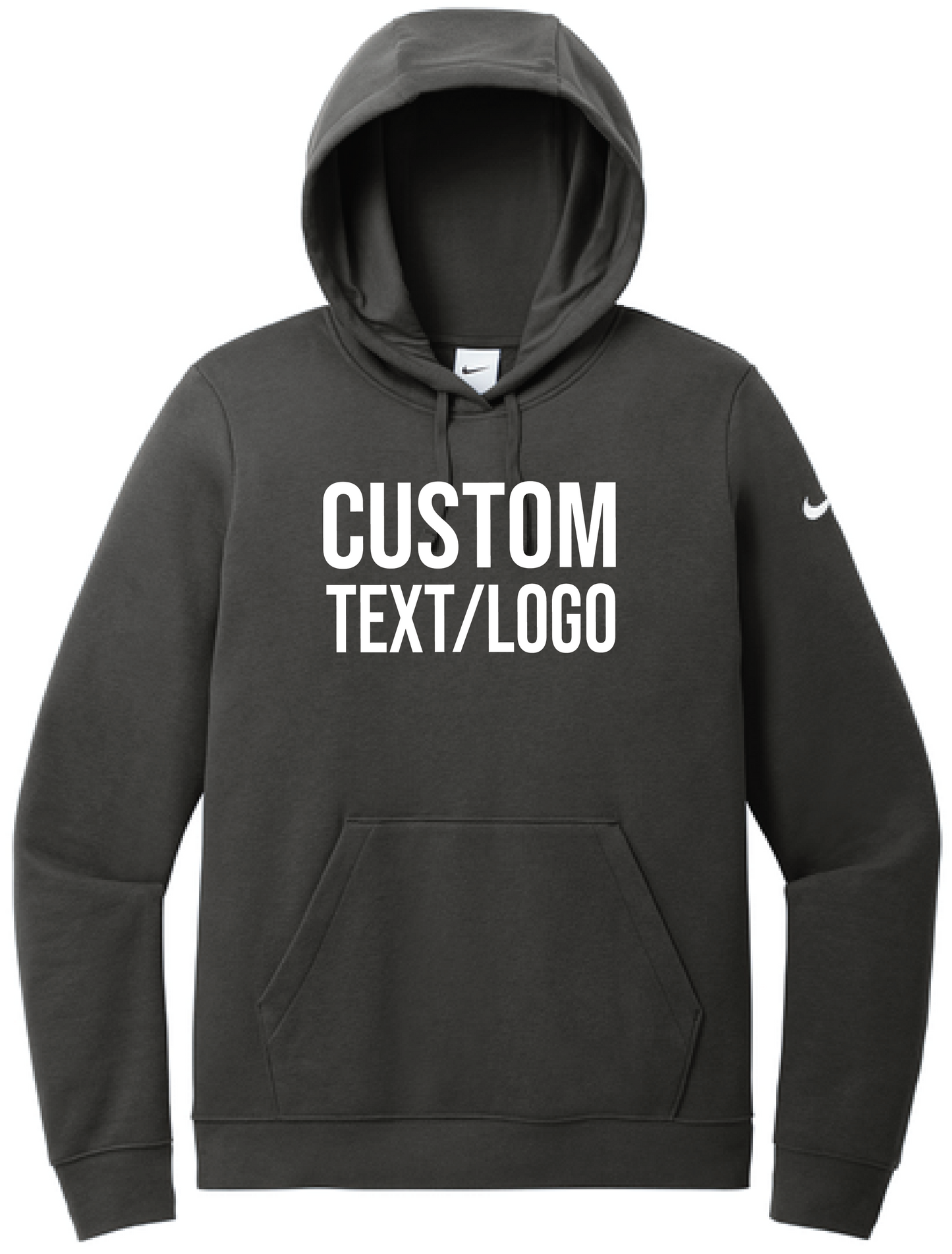 Custom Women's Nike Club Fleece Pullover Hoodie