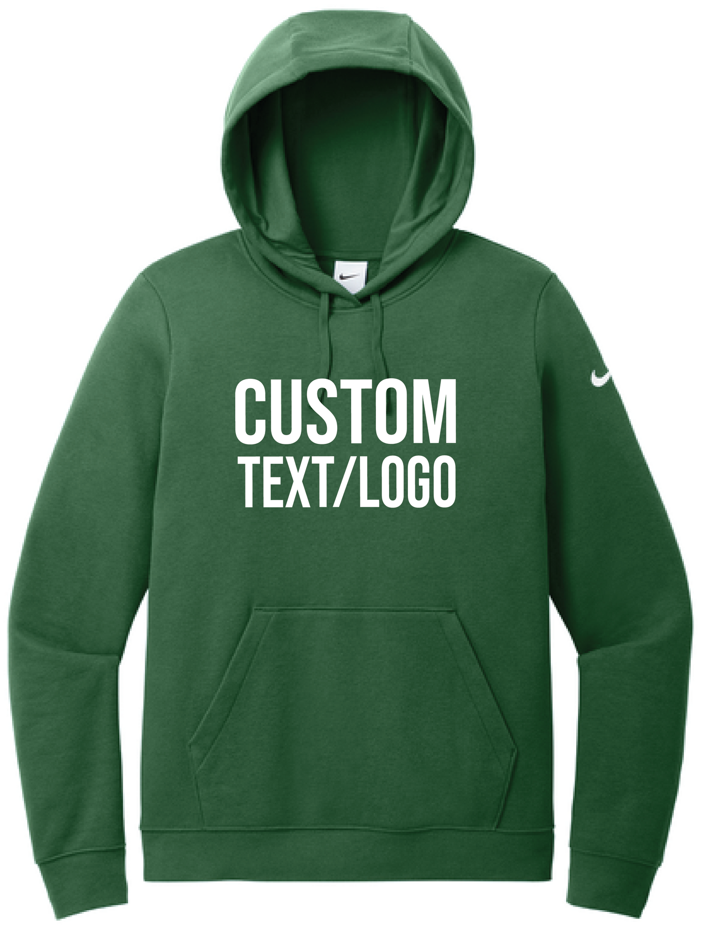 Custom Women's Nike Club Fleece Pullover Hoodie