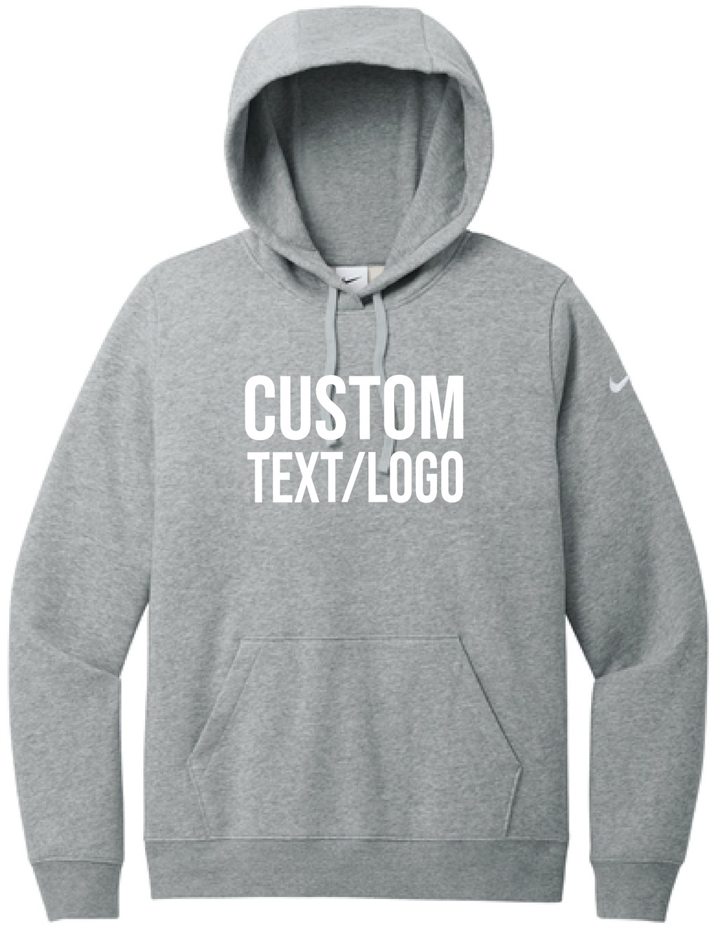 Custom Women's Nike Club Fleece Pullover Hoodie