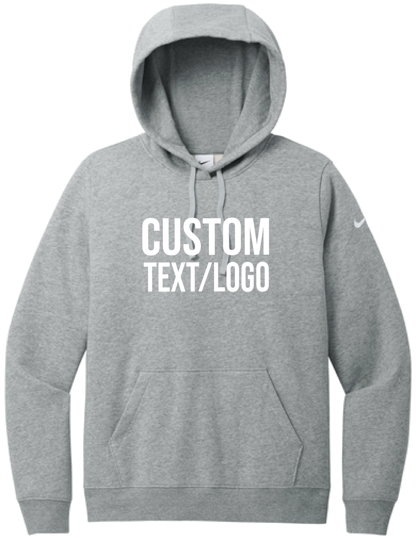 Custom Women's Nike Club Fleece Pullover Hoodie