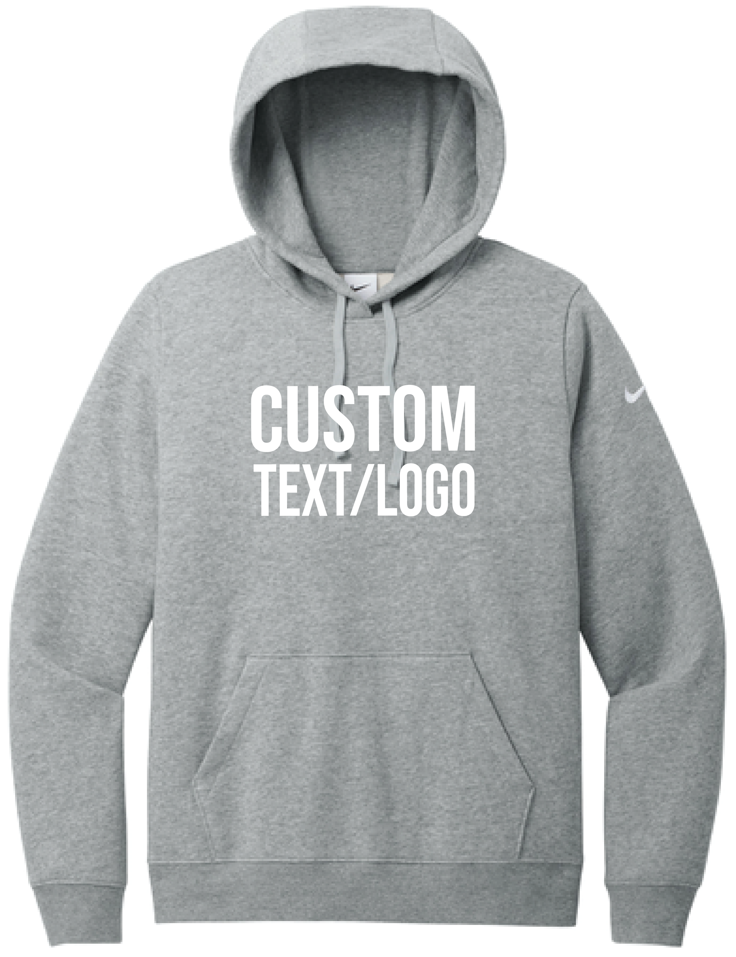Custom Women's Nike Club Fleece Pullover Hoodie