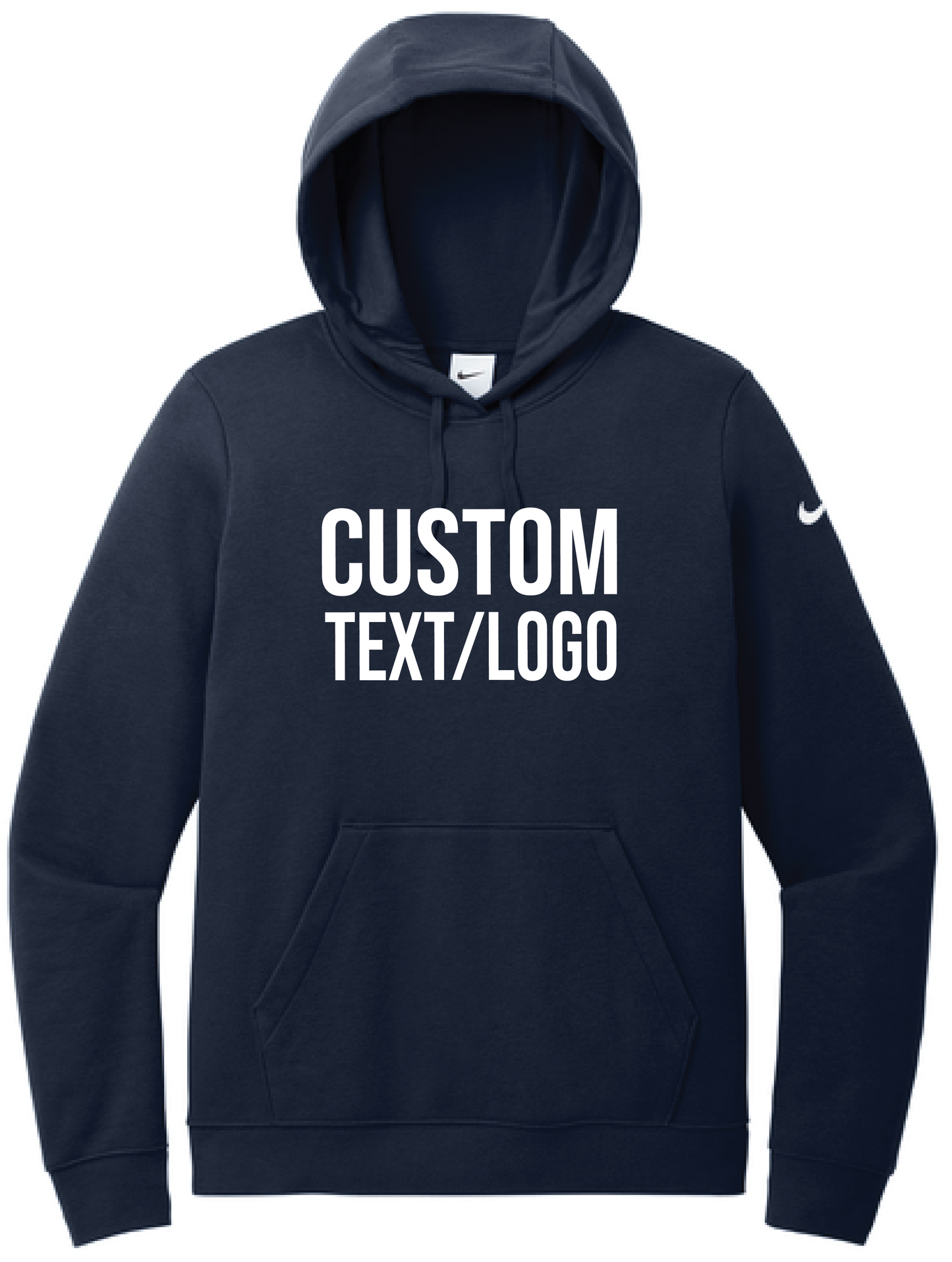 Custom Women's Nike Club Fleece Pullover Hoodie