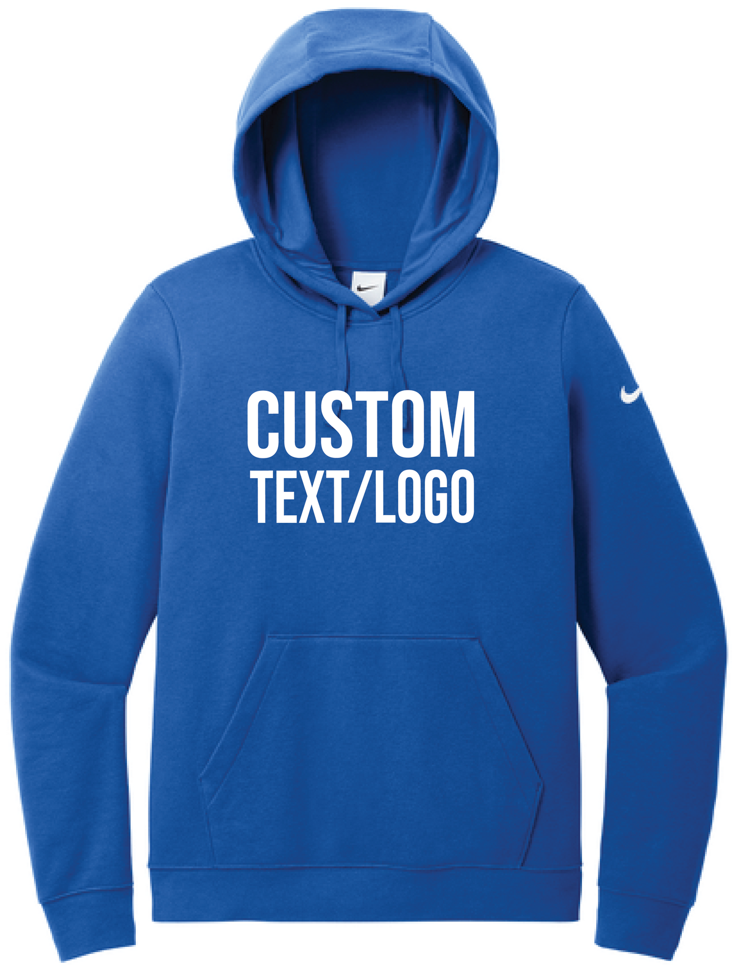 Custom Women's Nike Club Fleece Pullover Hoodie
