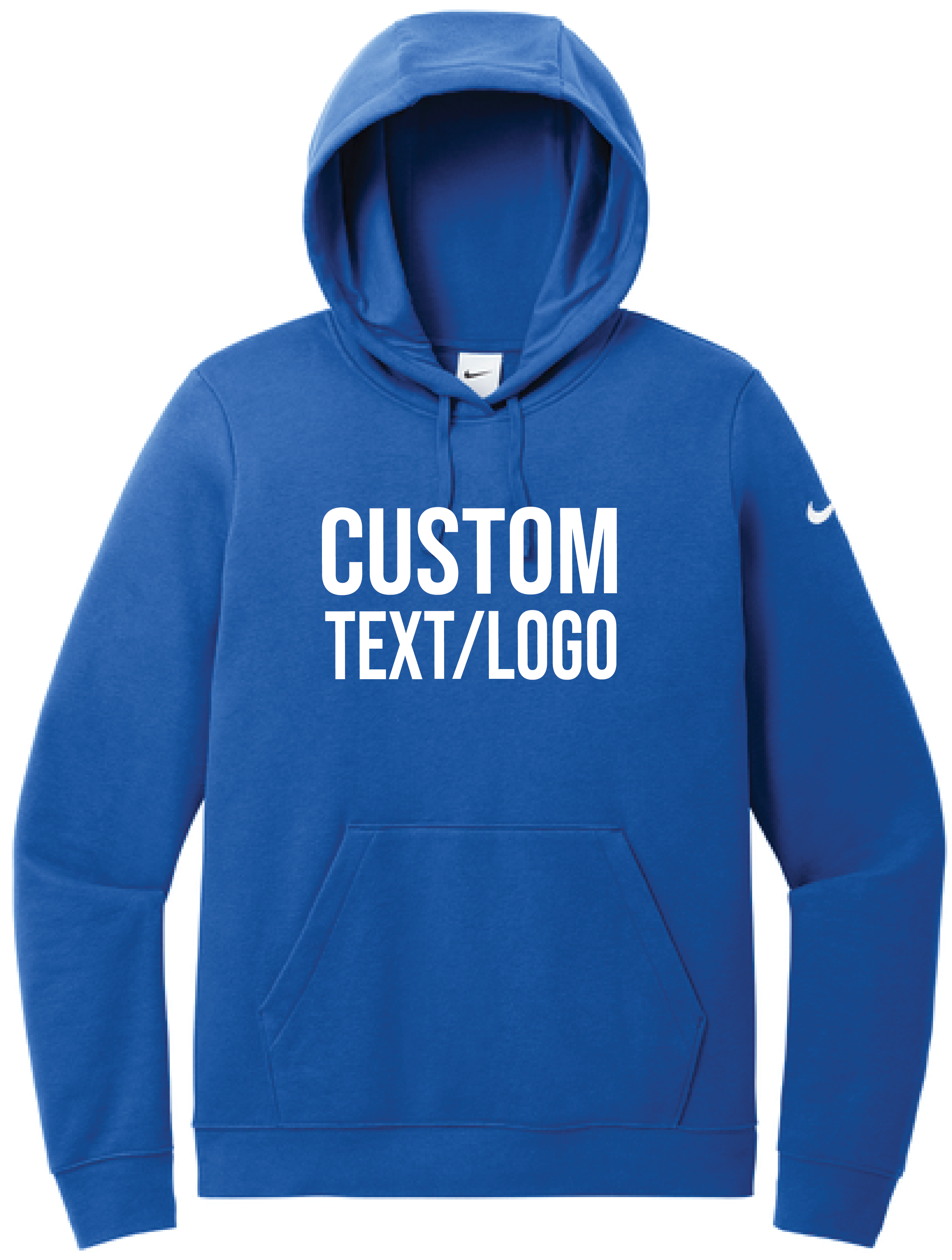 Custom Women's Nike Club Fleece Pullover Hoodie