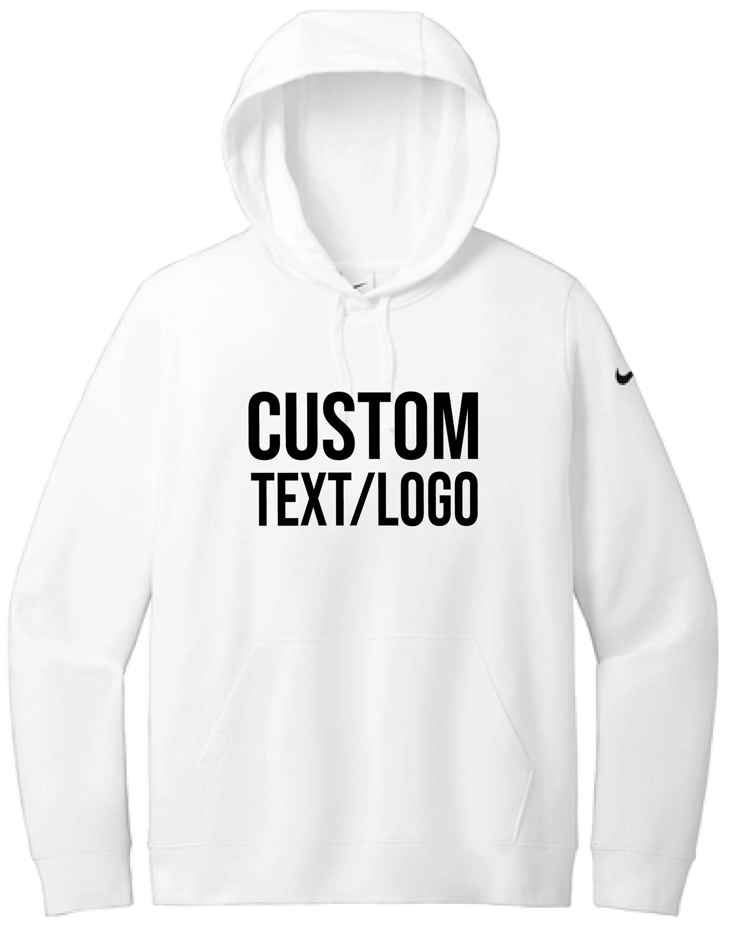 Custom Women's Nike Club Fleece Pullover Hoodie