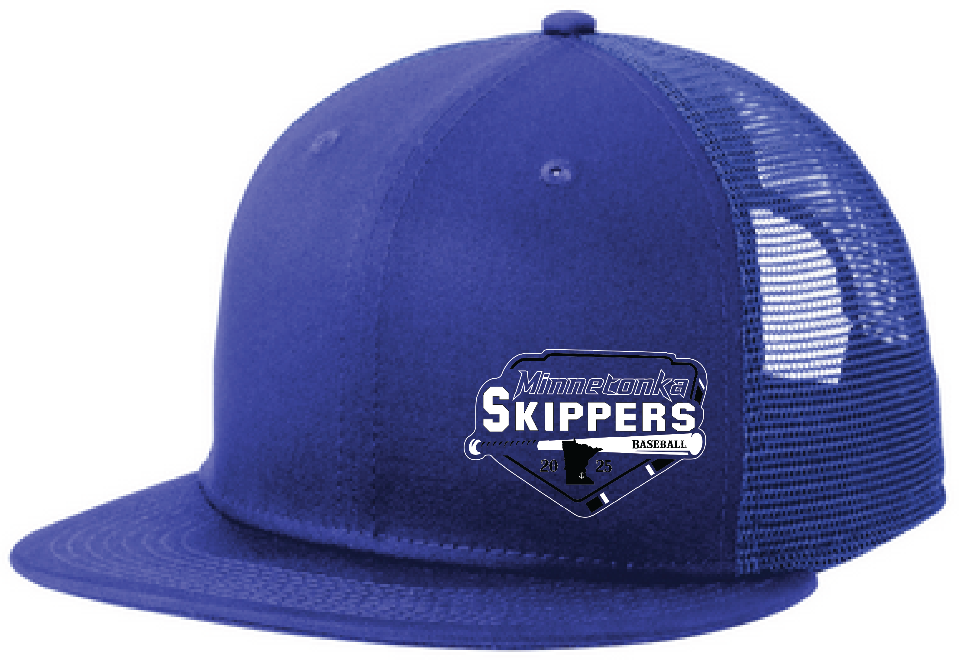 Baseball New Era Standard Fit Snapback Flatbill Trucker Hat