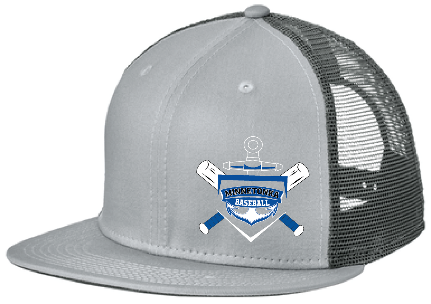 Baseball New Era Standard Fit Snapback Flatbill Trucker Hat