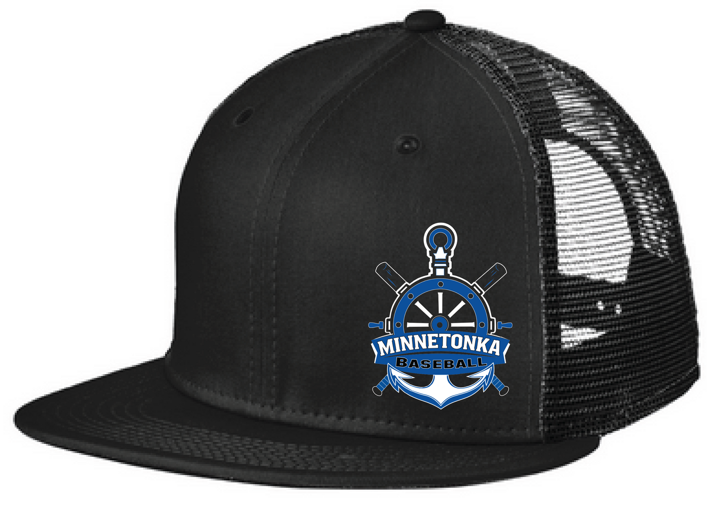 Baseball New Era Standard Fit Snapback Flatbill Trucker Hat