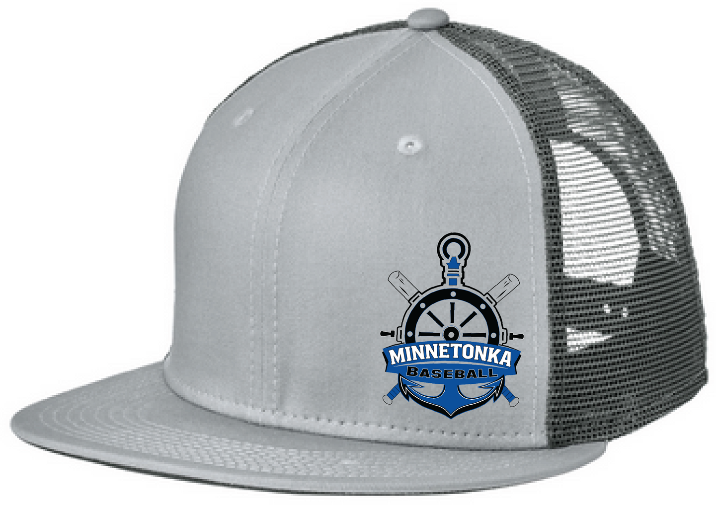 Baseball New Era Standard Fit Snapback Flatbill Trucker Hat
