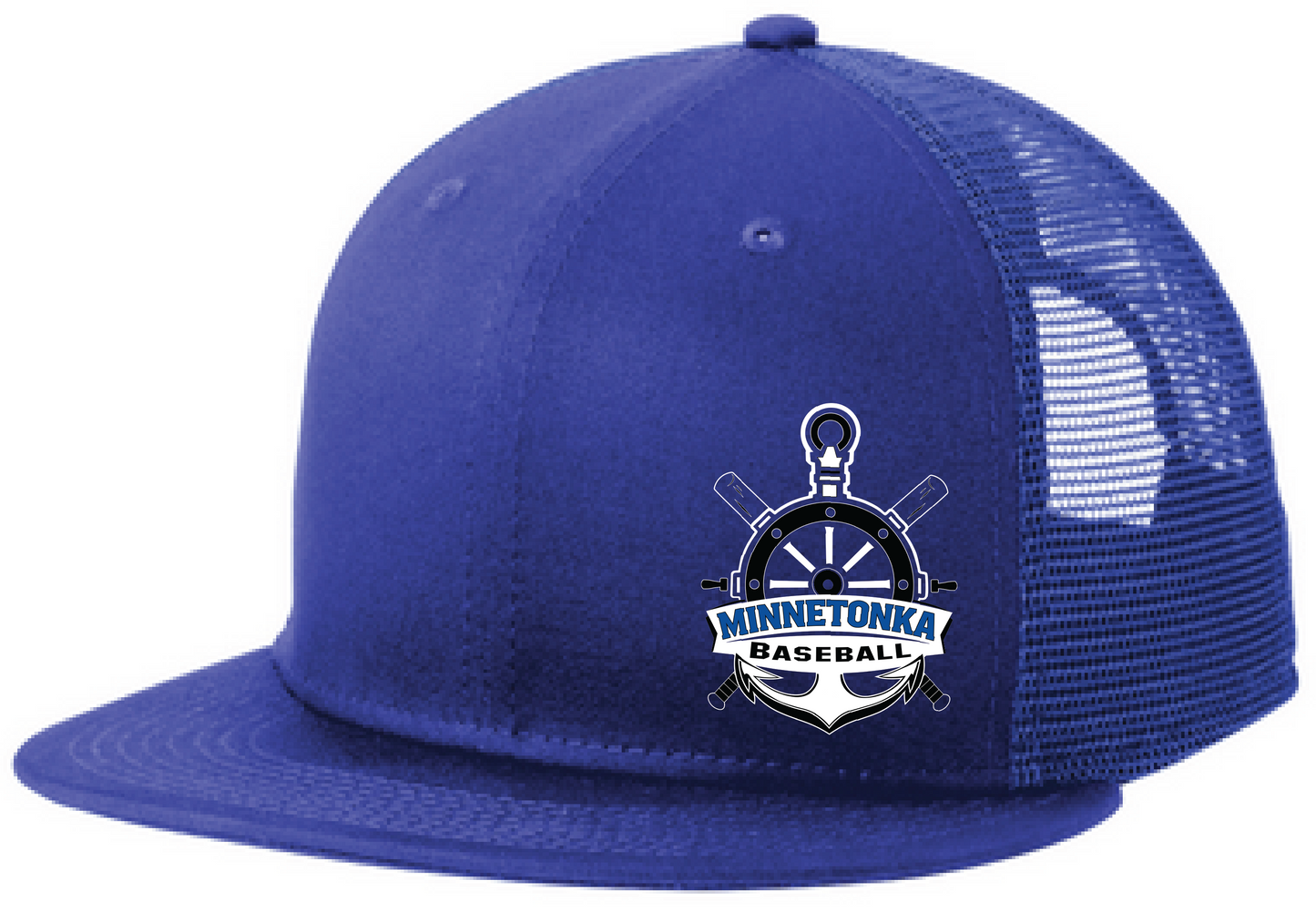 Baseball New Era Standard Fit Snapback Flatbill Trucker Hat