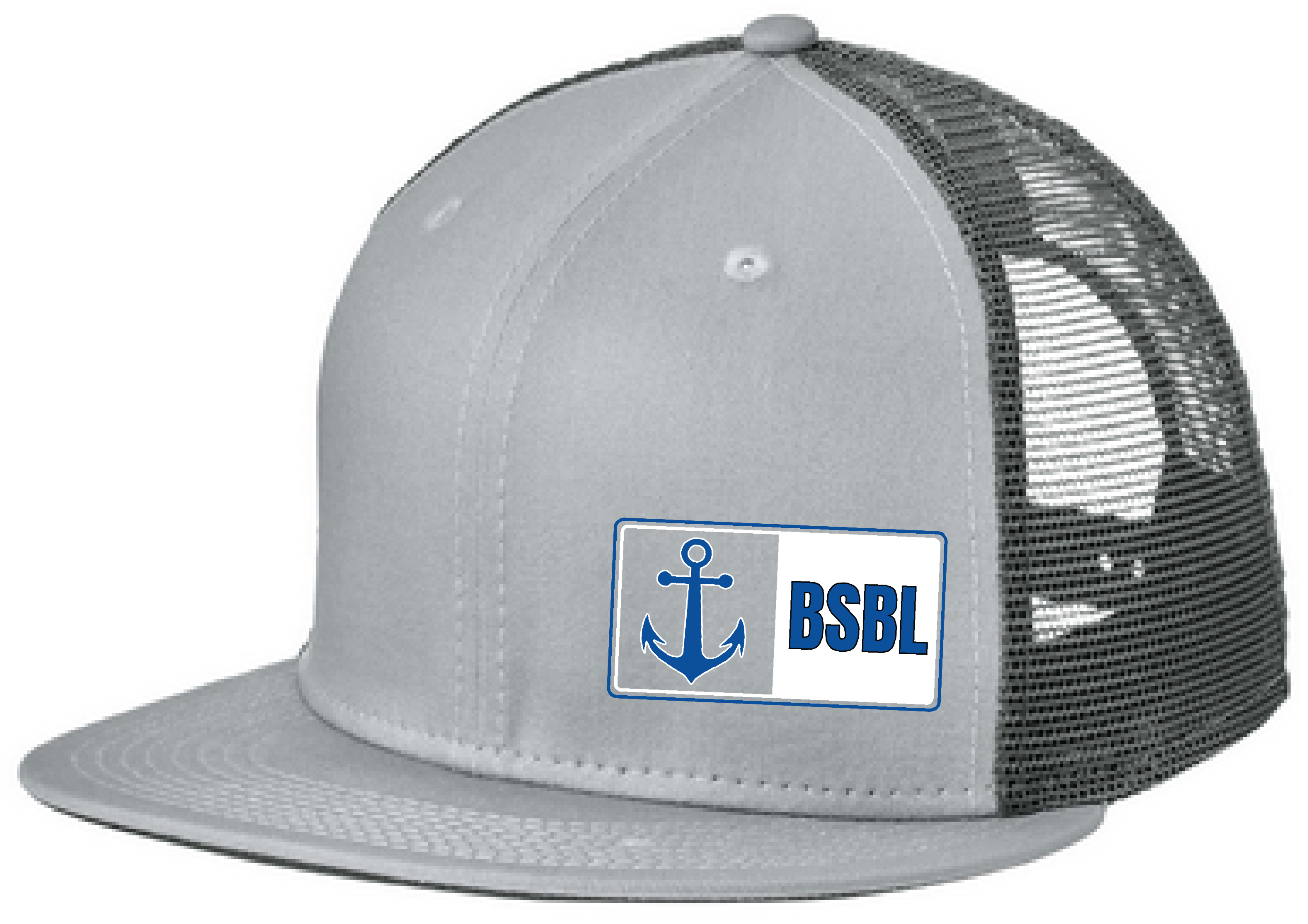 Baseball New Era Standard Fit Snapback Flatbill Trucker Hat