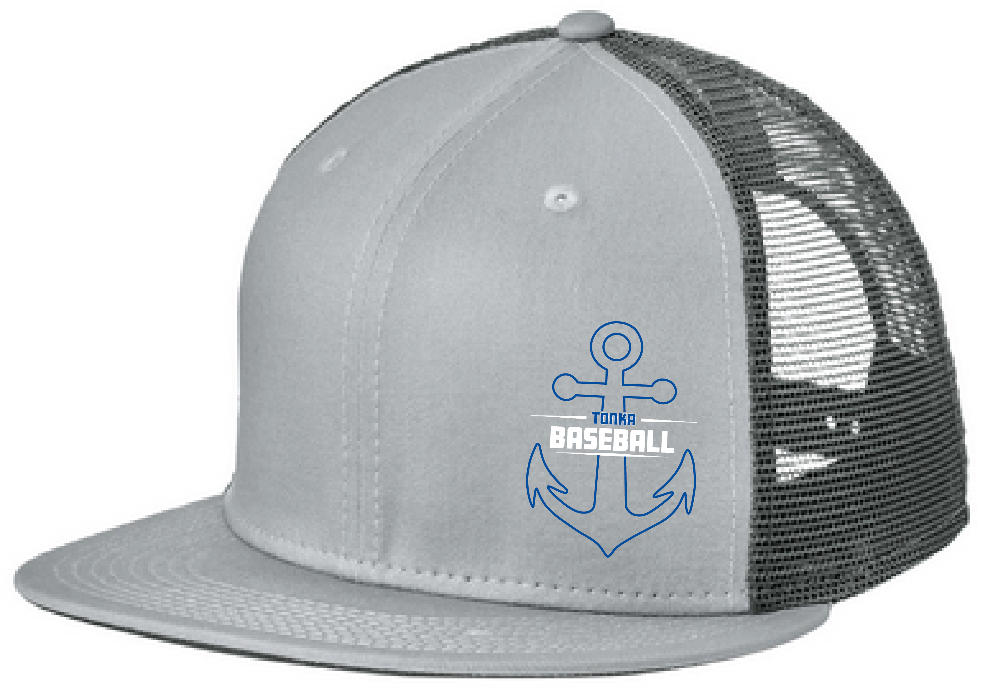 Baseball New Era Standard Fit Snapback Flatbill Trucker Hat