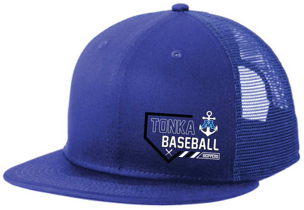 Baseball New Era Standard Fit Snapback Flatbill Trucker Hat