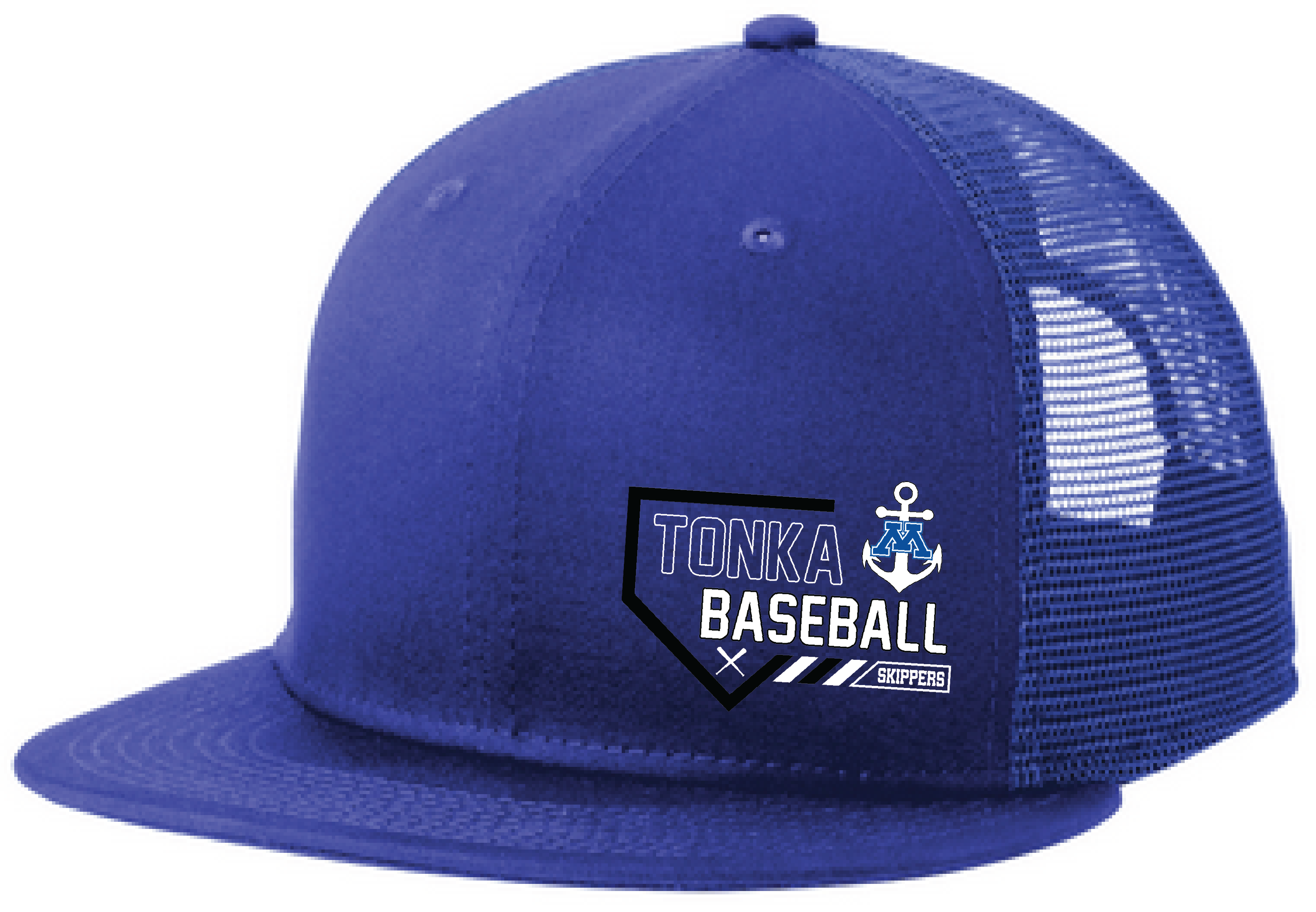 Baseball New Era Standard Fit Snapback Flatbill Trucker Hat