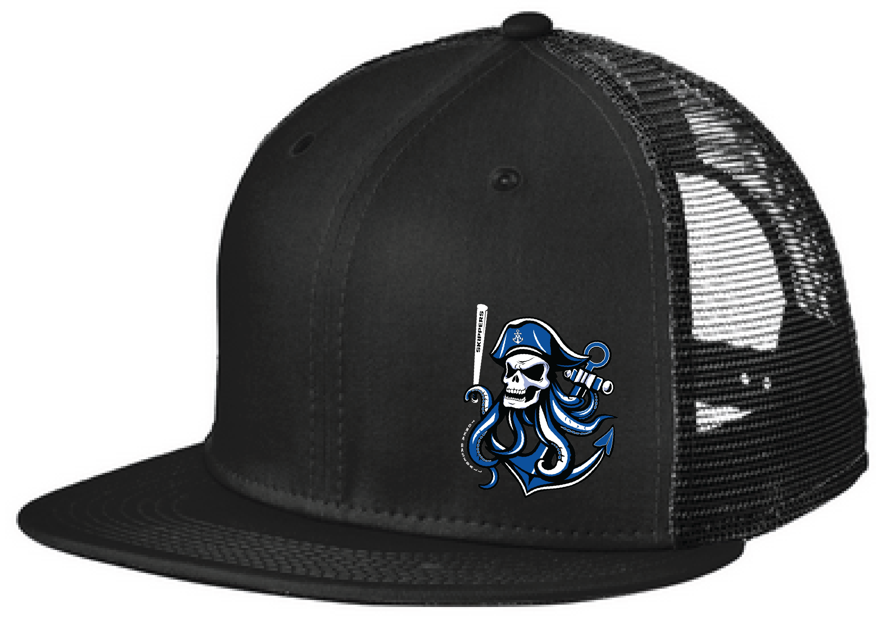 Baseball New Era Standard Fit Snapback Flatbill Trucker Hat