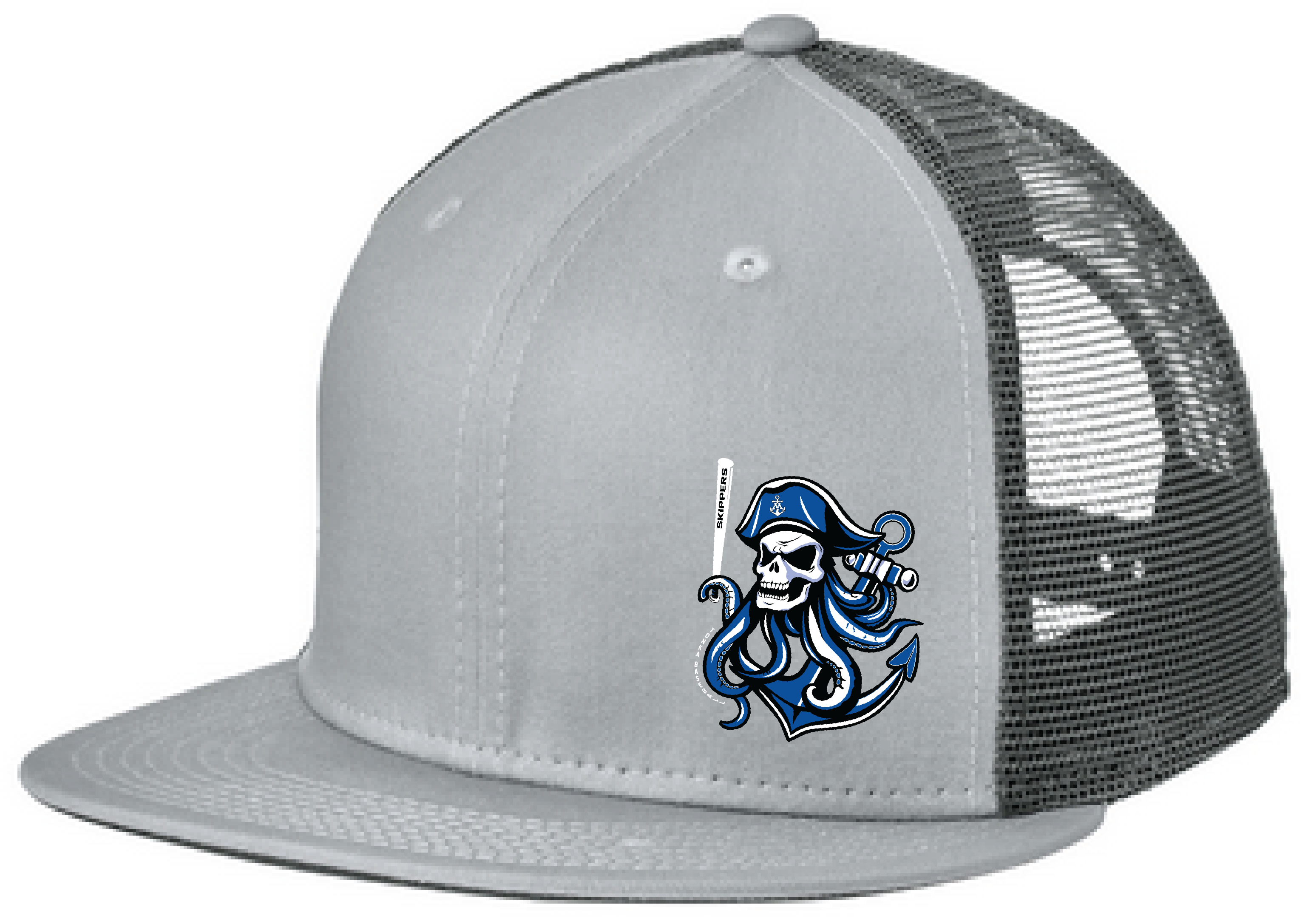 Baseball New Era Standard Fit Snapback Flatbill Trucker Hat