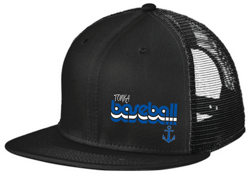 Baseball New Era Standard Fit Snapback Flatbill Trucker Hat
