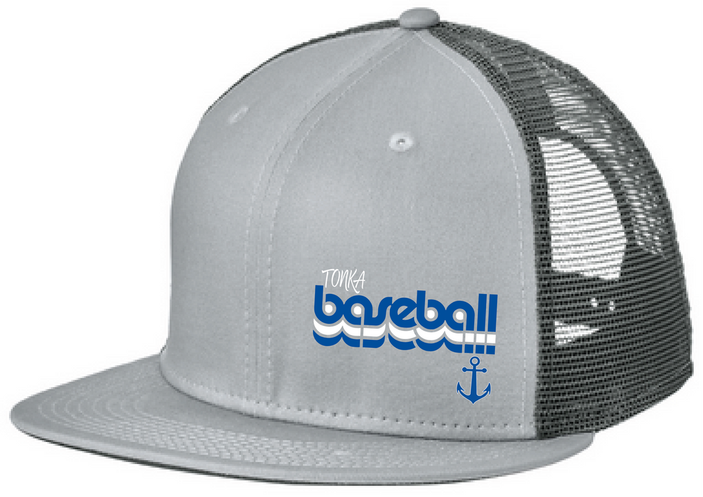 Baseball New Era Standard Fit Snapback Flatbill Trucker Hat