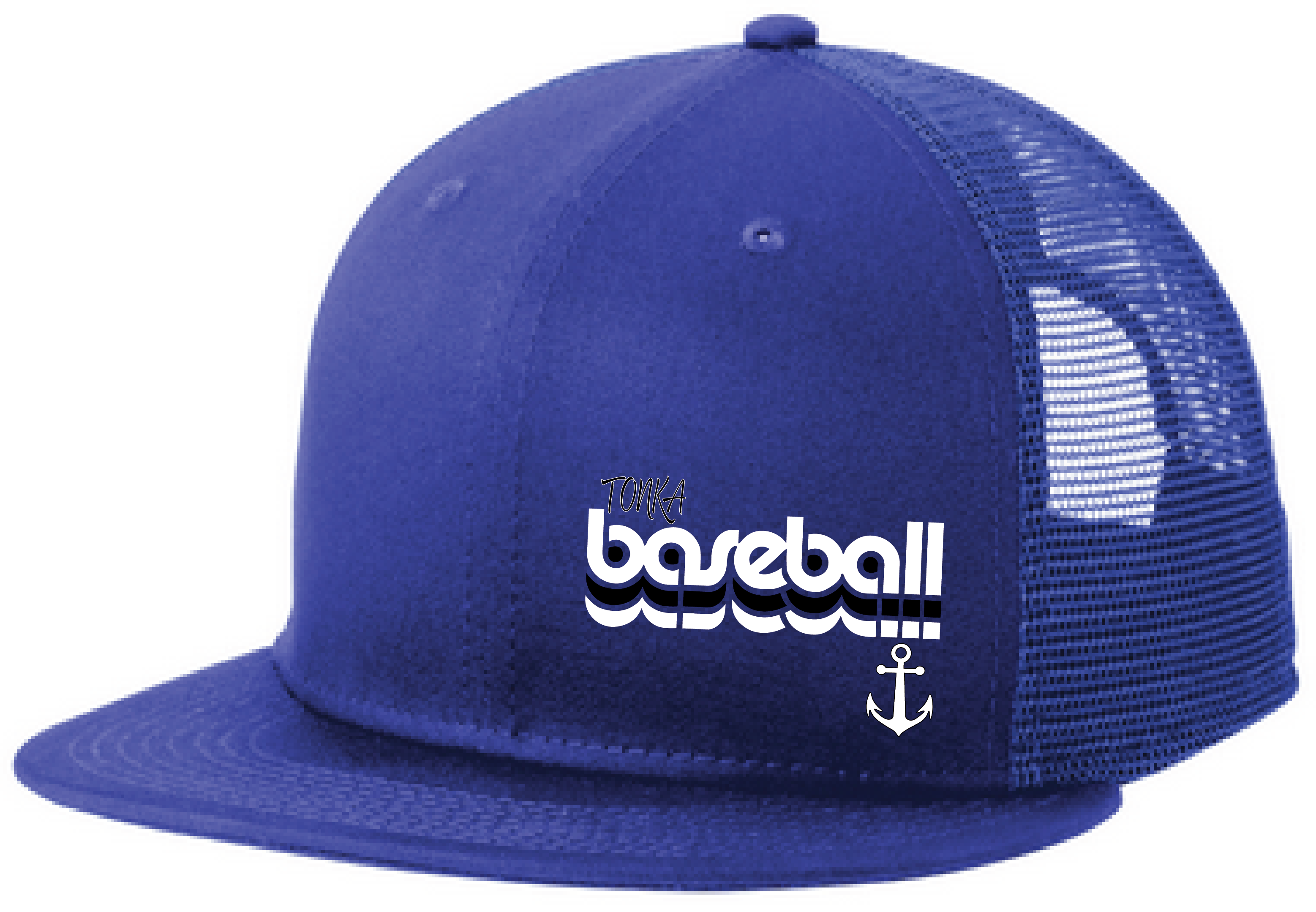 Baseball New Era Standard Fit Snapback Flatbill Trucker Hat