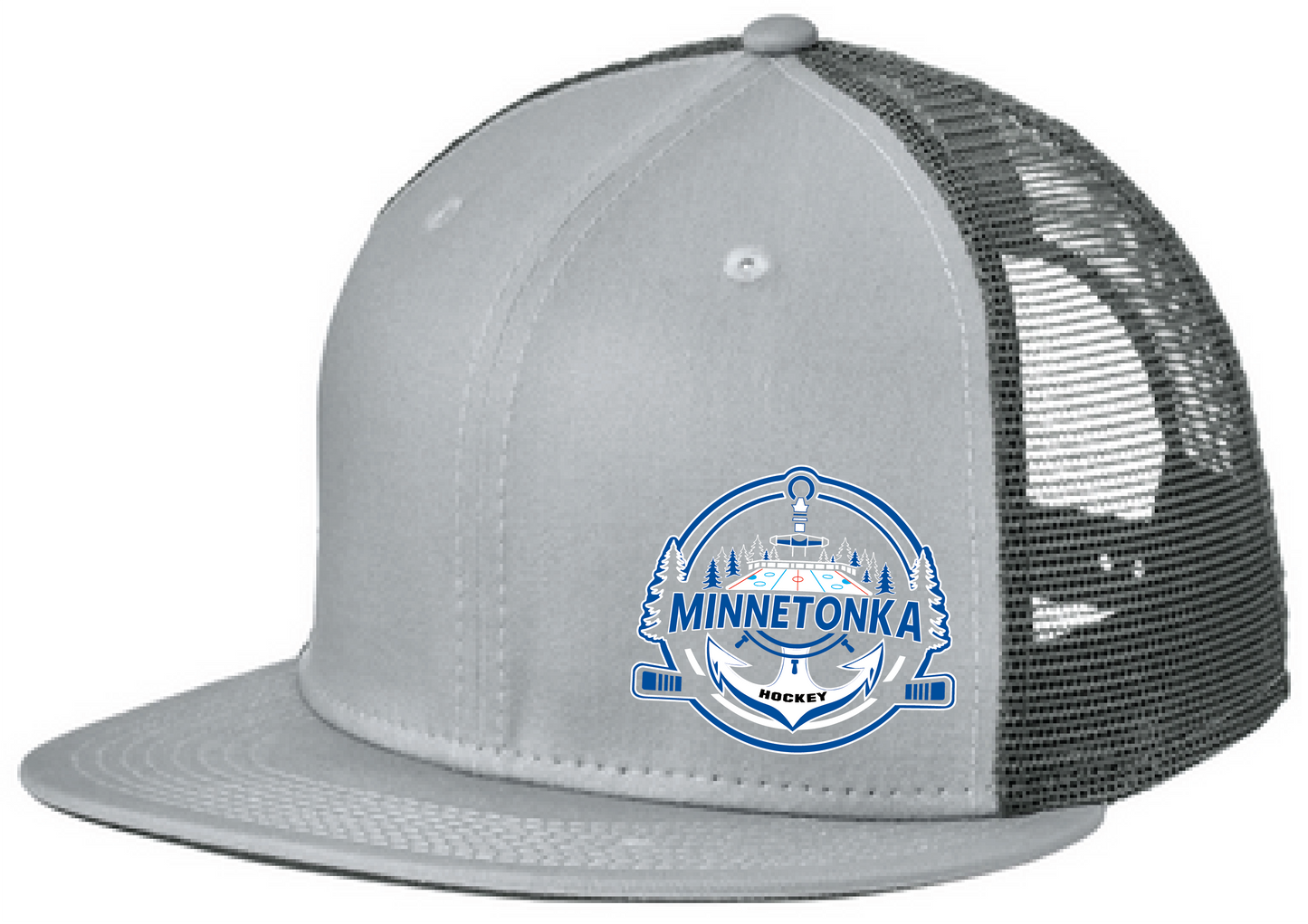 Hockey New Era Standard Fit Snapback Flatbill Trucker Hat