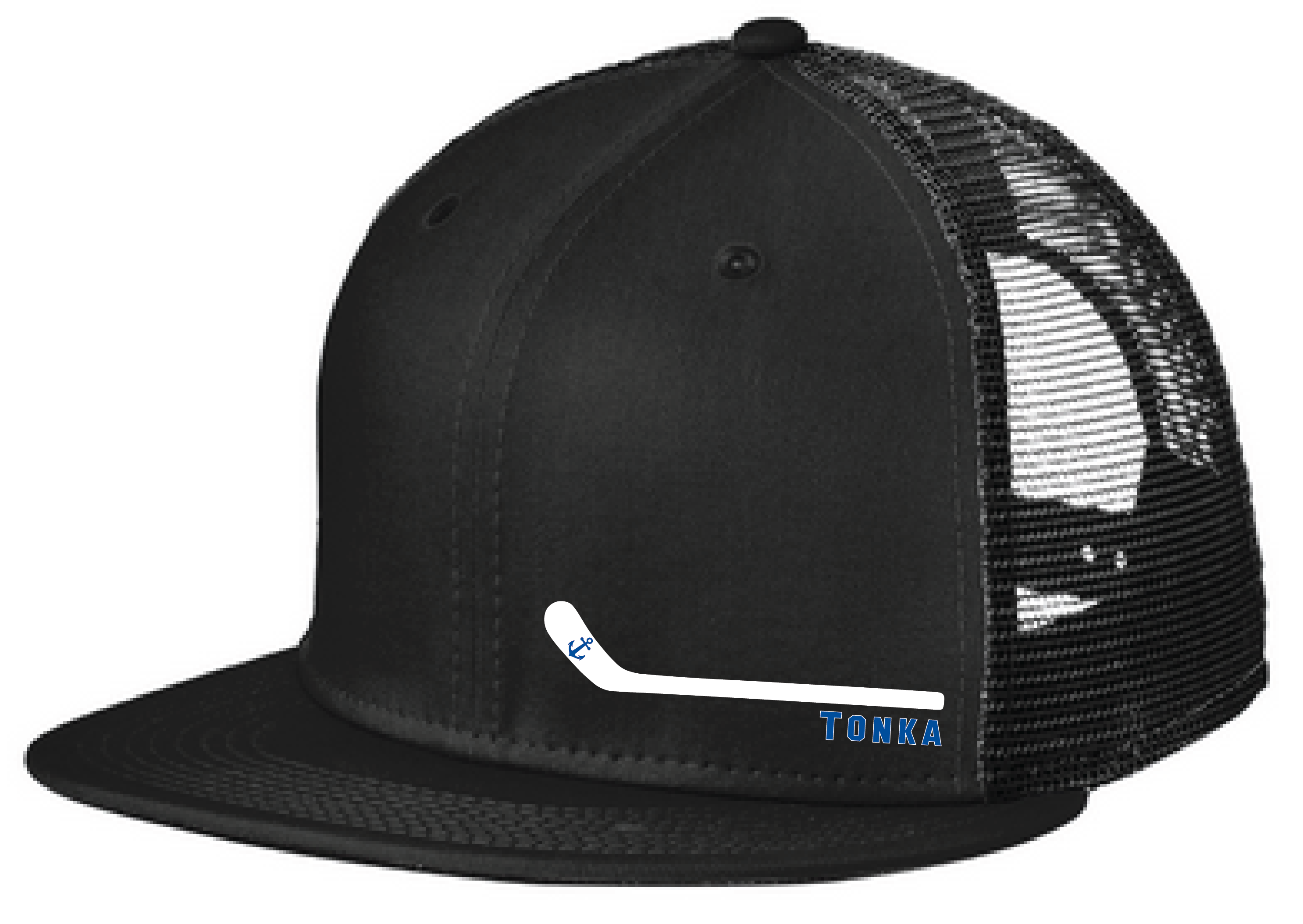 Hockey New Era Standard Fit Snapback Flatbill Trucker Hat