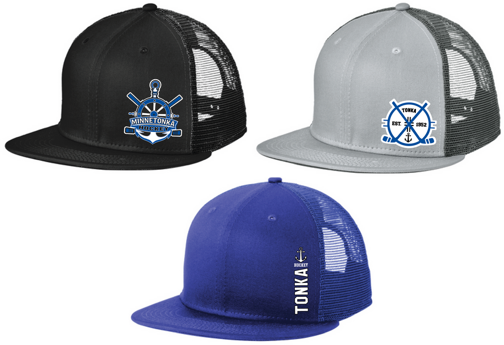 Hockey New Era Standard Fit Snapback Flatbill Trucker Hat