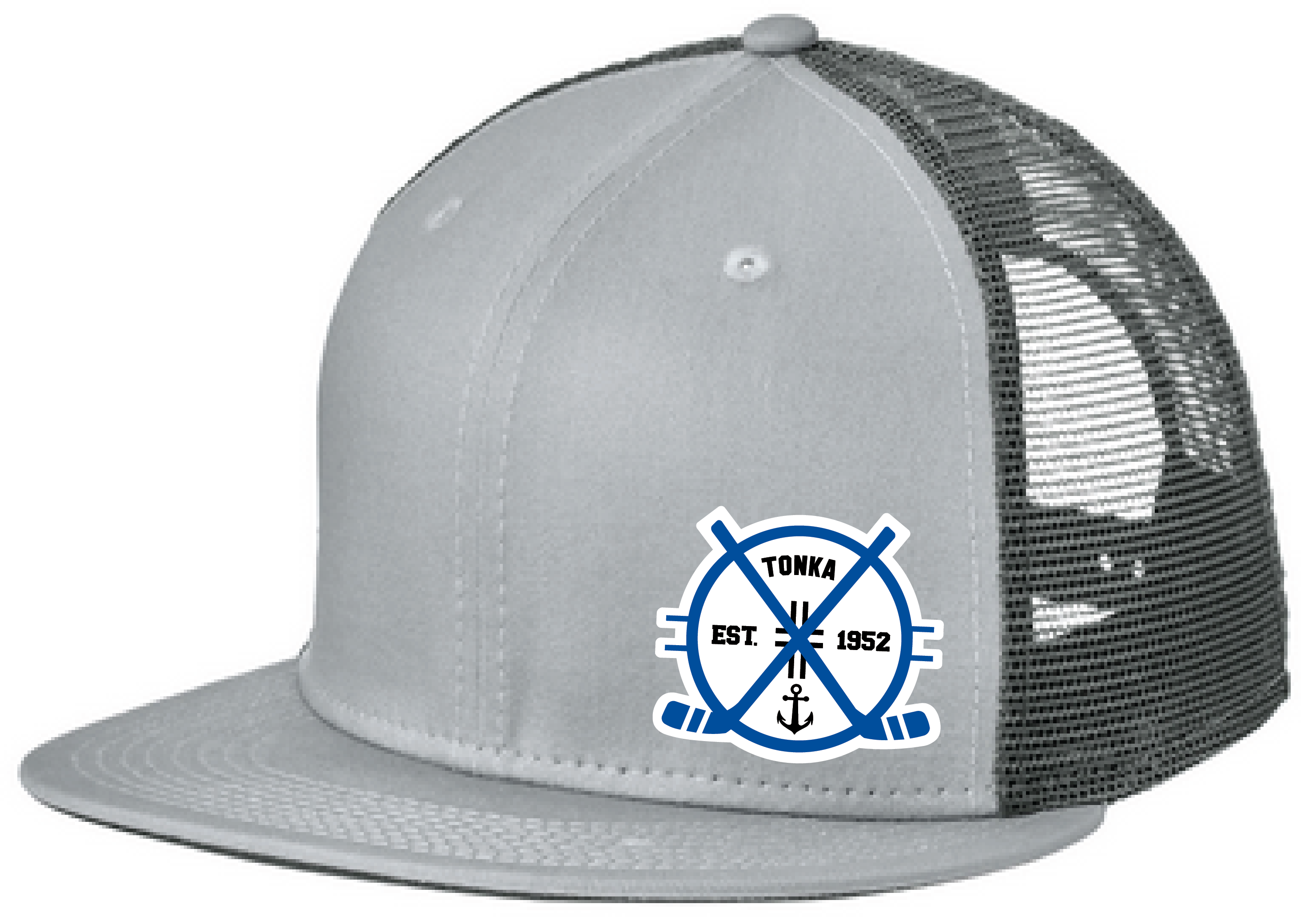 Hockey New Era Standard Fit Snapback Flatbill Trucker Hat