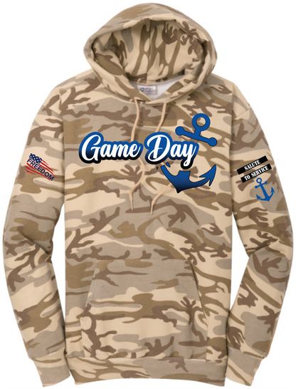 Salute To Service Football Women's Core Fleece Camo Hooded Sweatshirt