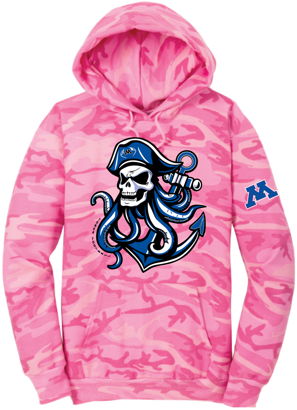 Unisex TFA Get Your Pink On Core Fleece Hooded Sweatshirt