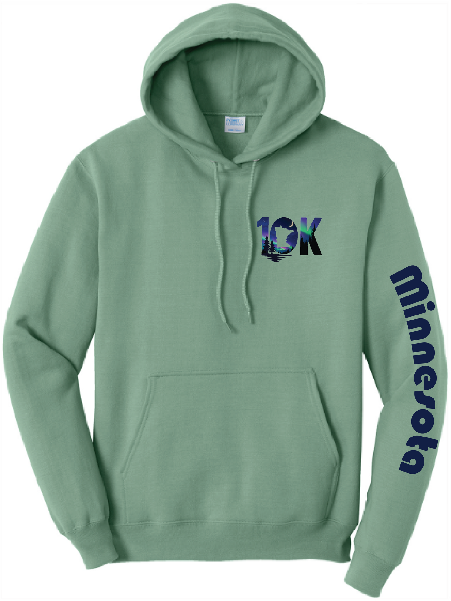 Minnesota 10K Unisex Core Fleece Hooded Sweatshirt