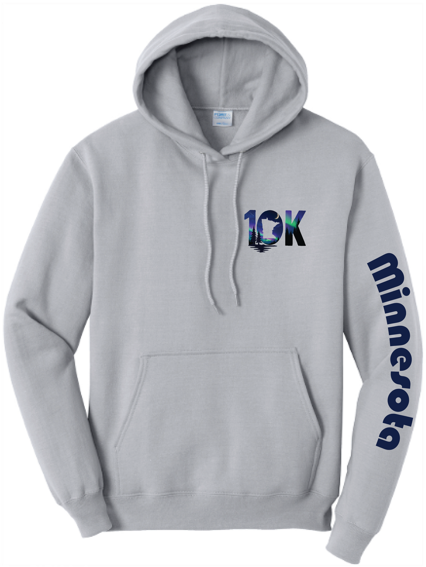 Minnesota 10K Unisex Core Fleece Hooded Sweatshirt