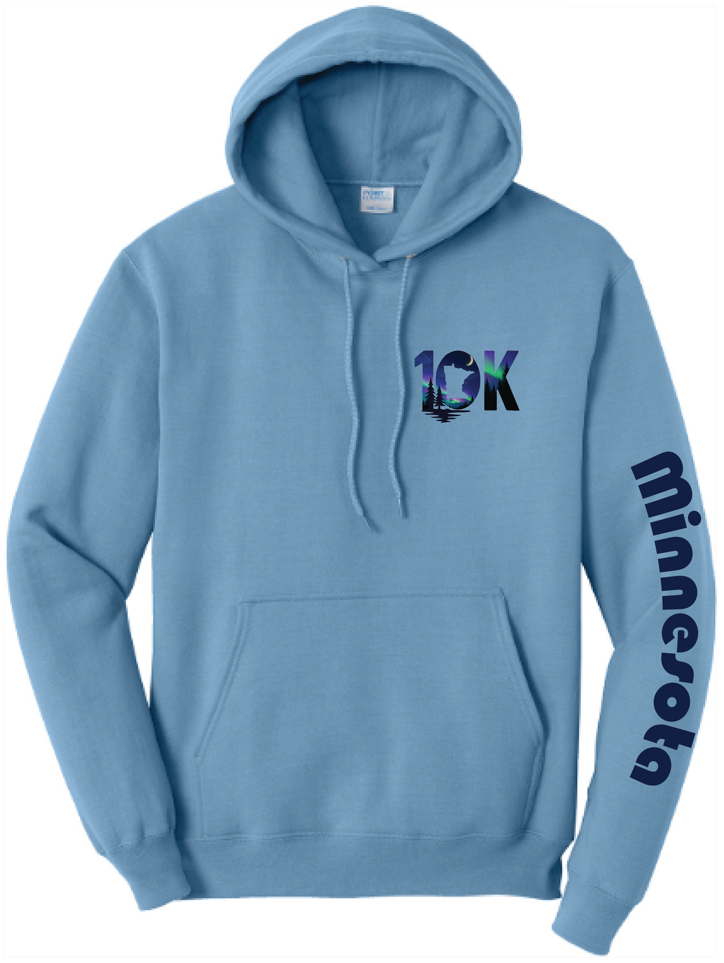 Minnesota 10K Unisex Core Fleece Hooded Sweatshirt