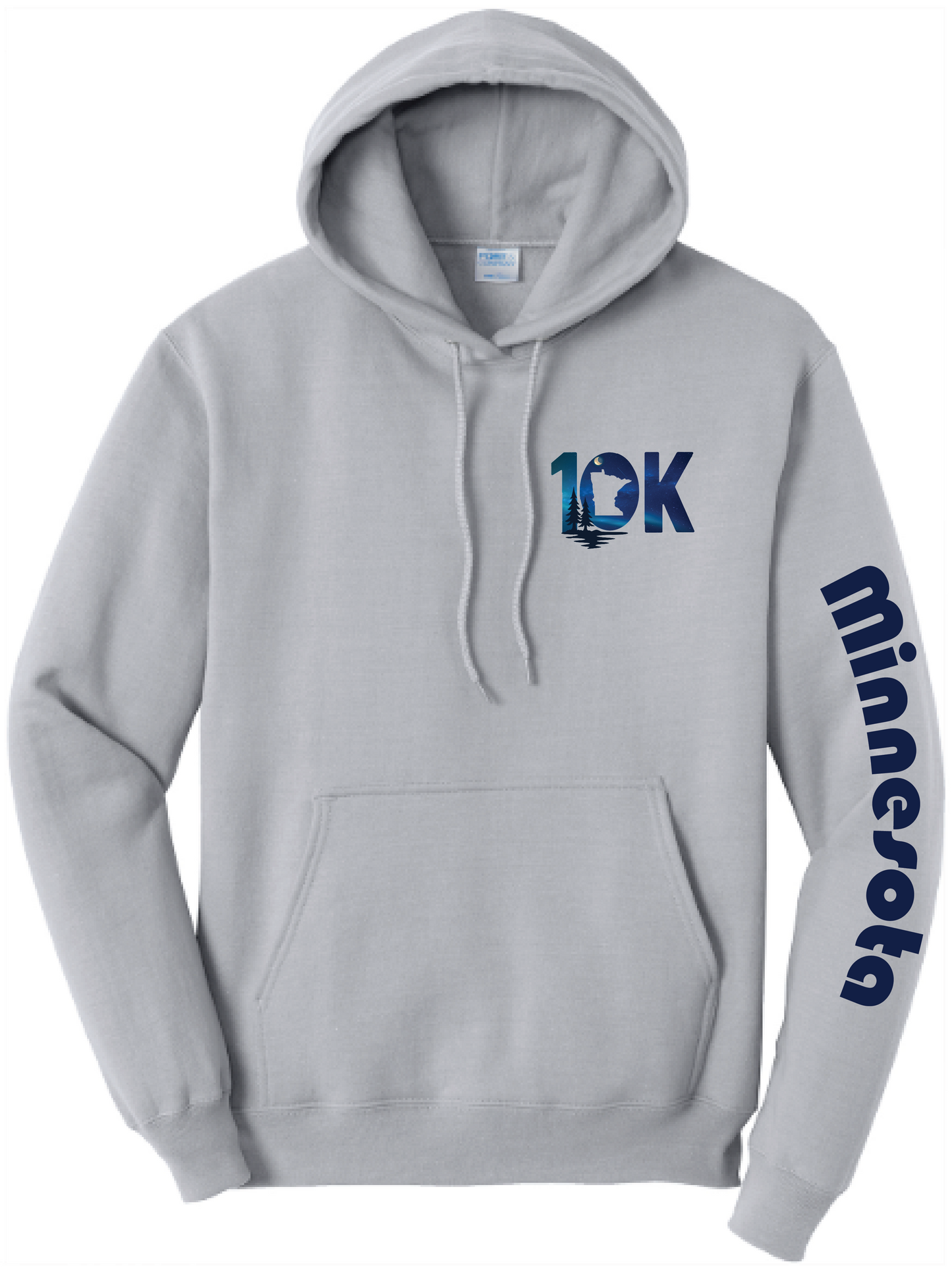 Minnesota 10K Unisex Core Fleece Hooded Sweatshirt