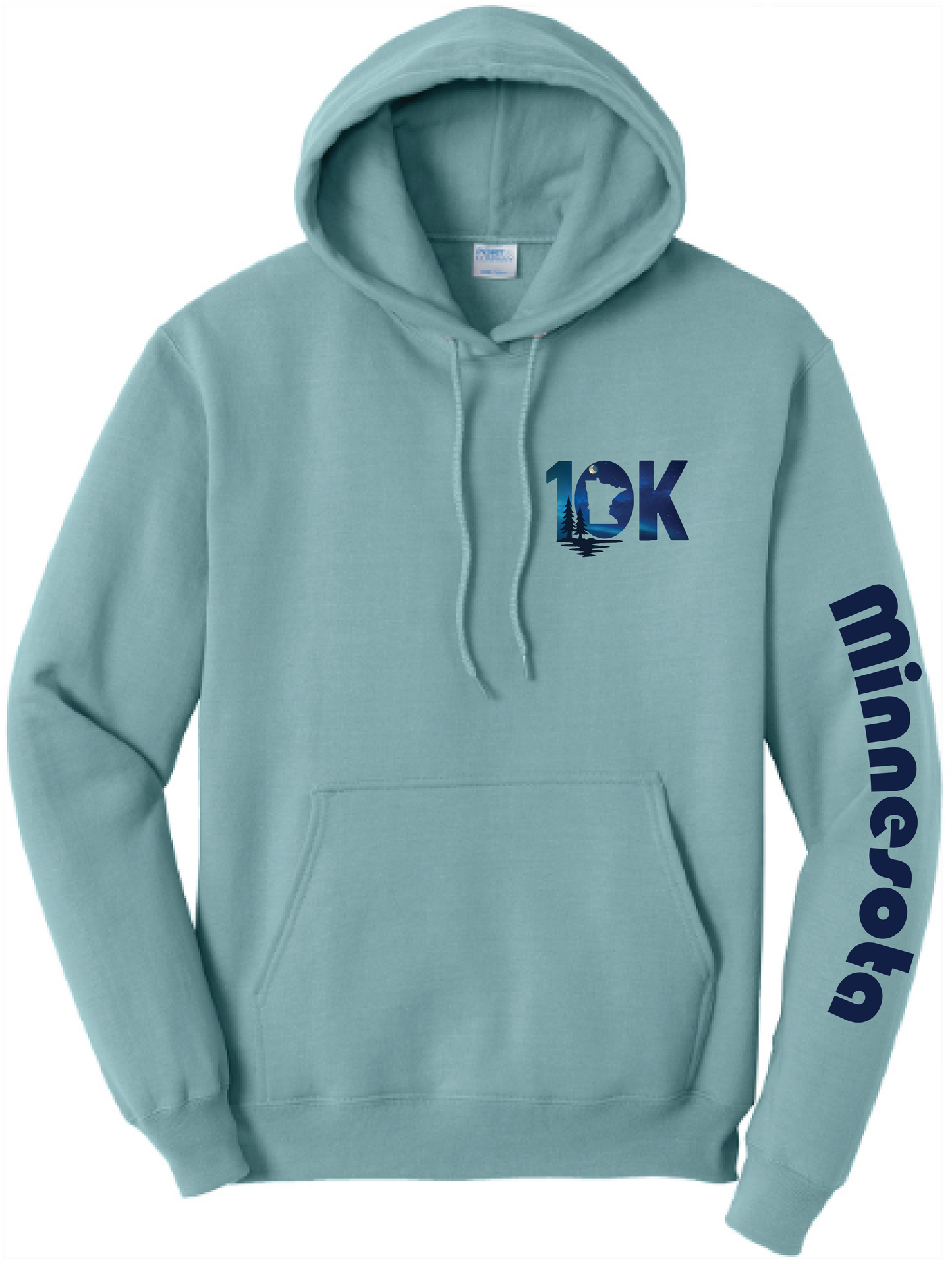Minnesota 10K Unisex Core Fleece Hooded Sweatshirt