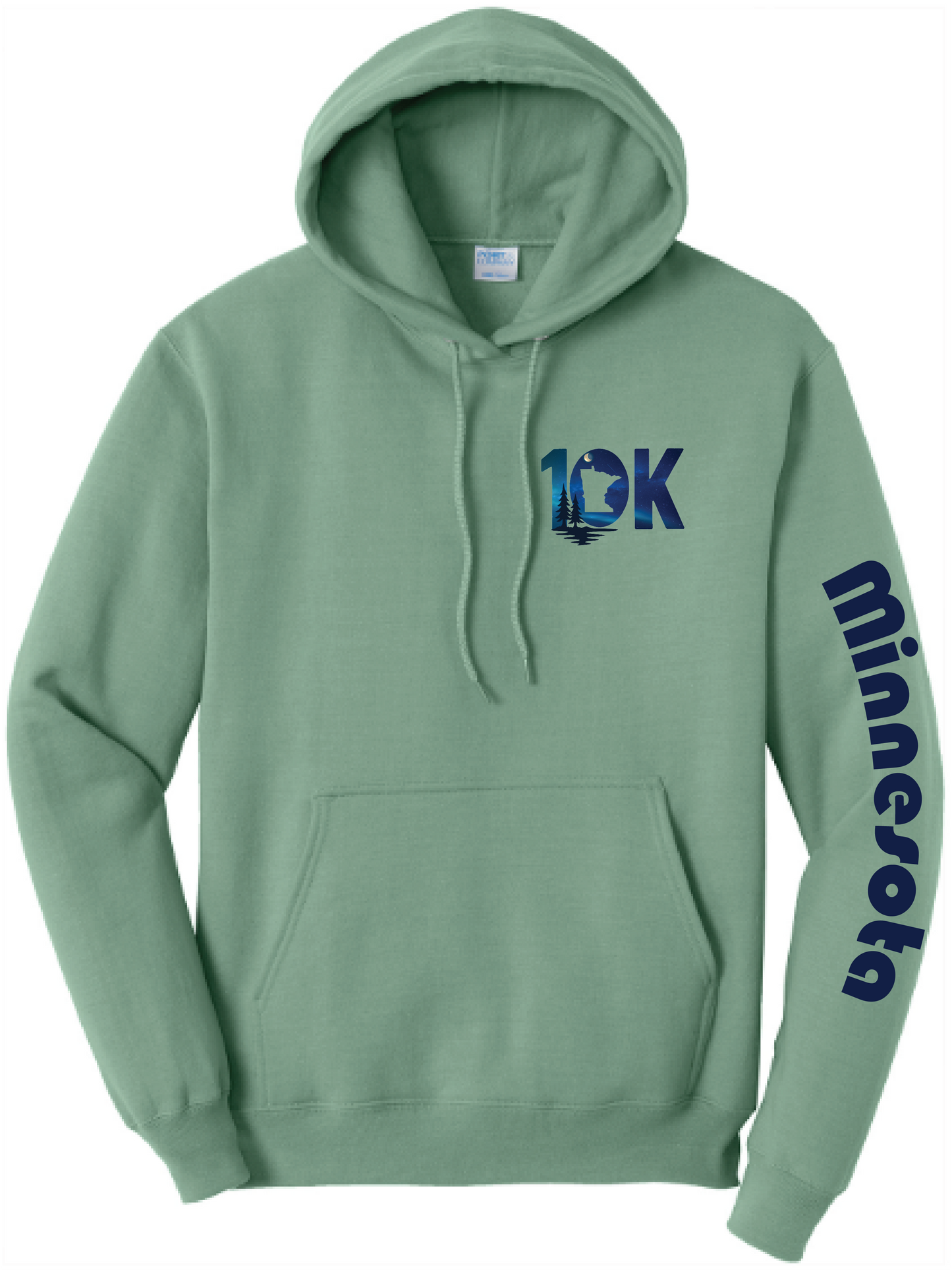 Minnesota 10K Unisex Core Fleece Hooded Sweatshirt