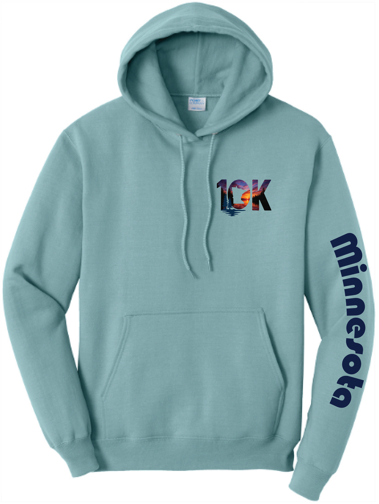Minnesota 10K Unisex Core Fleece Hooded Sweatshirt