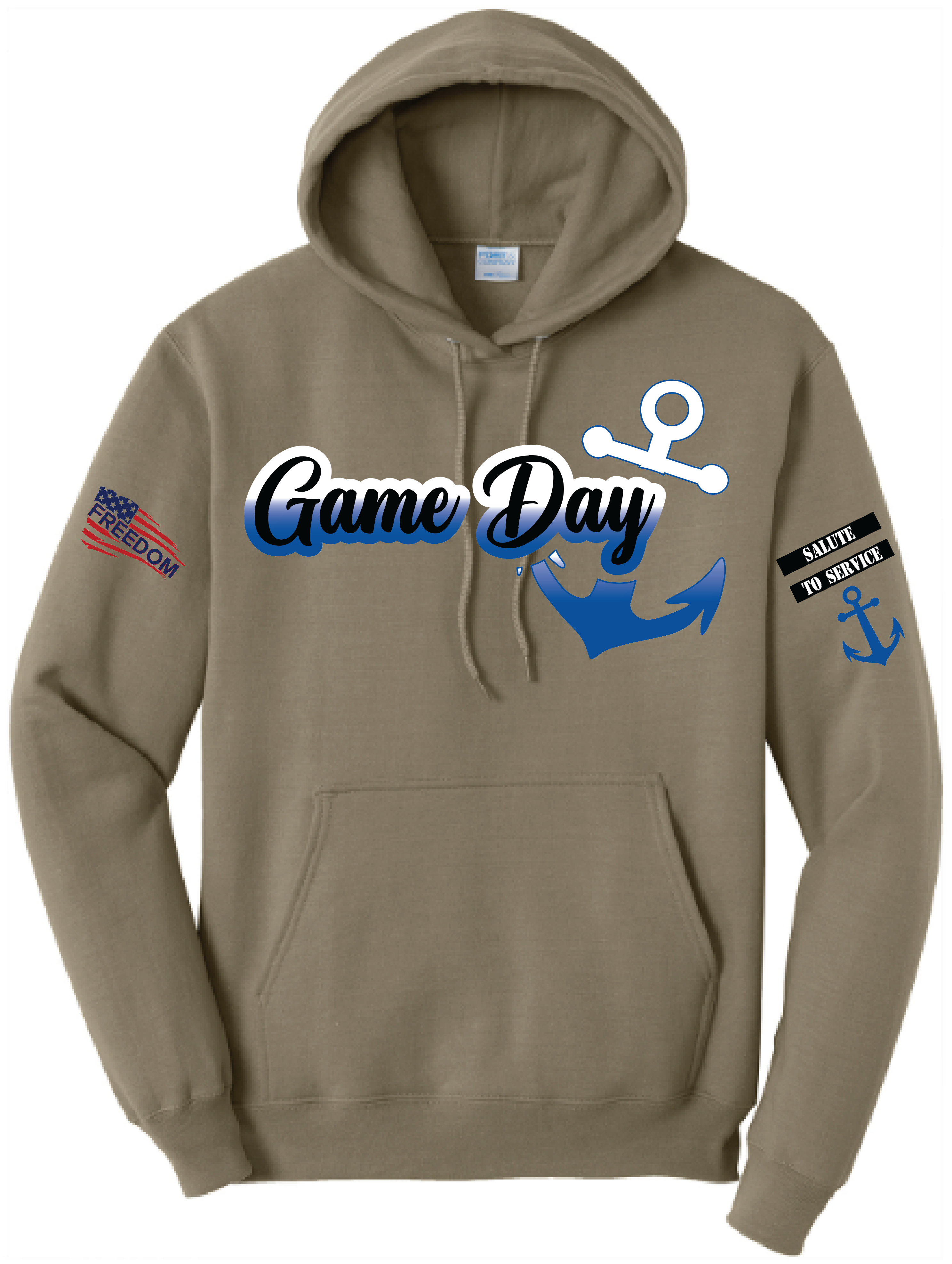 Salute To Service Women's Football Core Fleece Hooded Sweatshirt