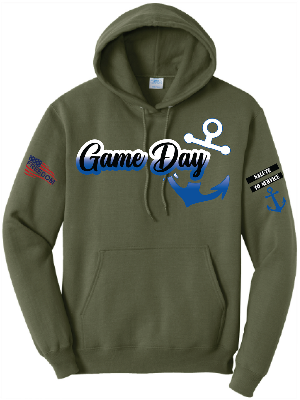 Salute To Service Women's Football Core Fleece Hooded Sweatshirt