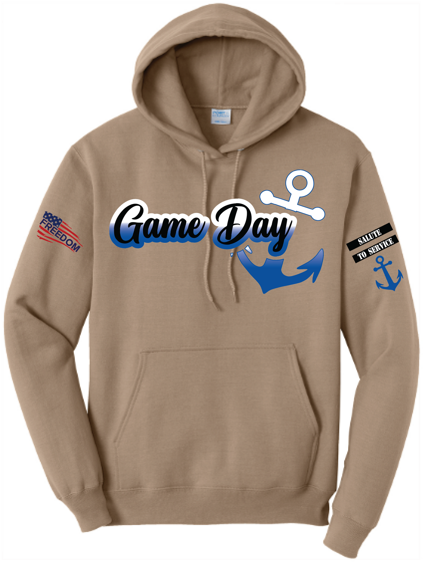 Salute To Service Women's Football Core Fleece Hooded Sweatshirt