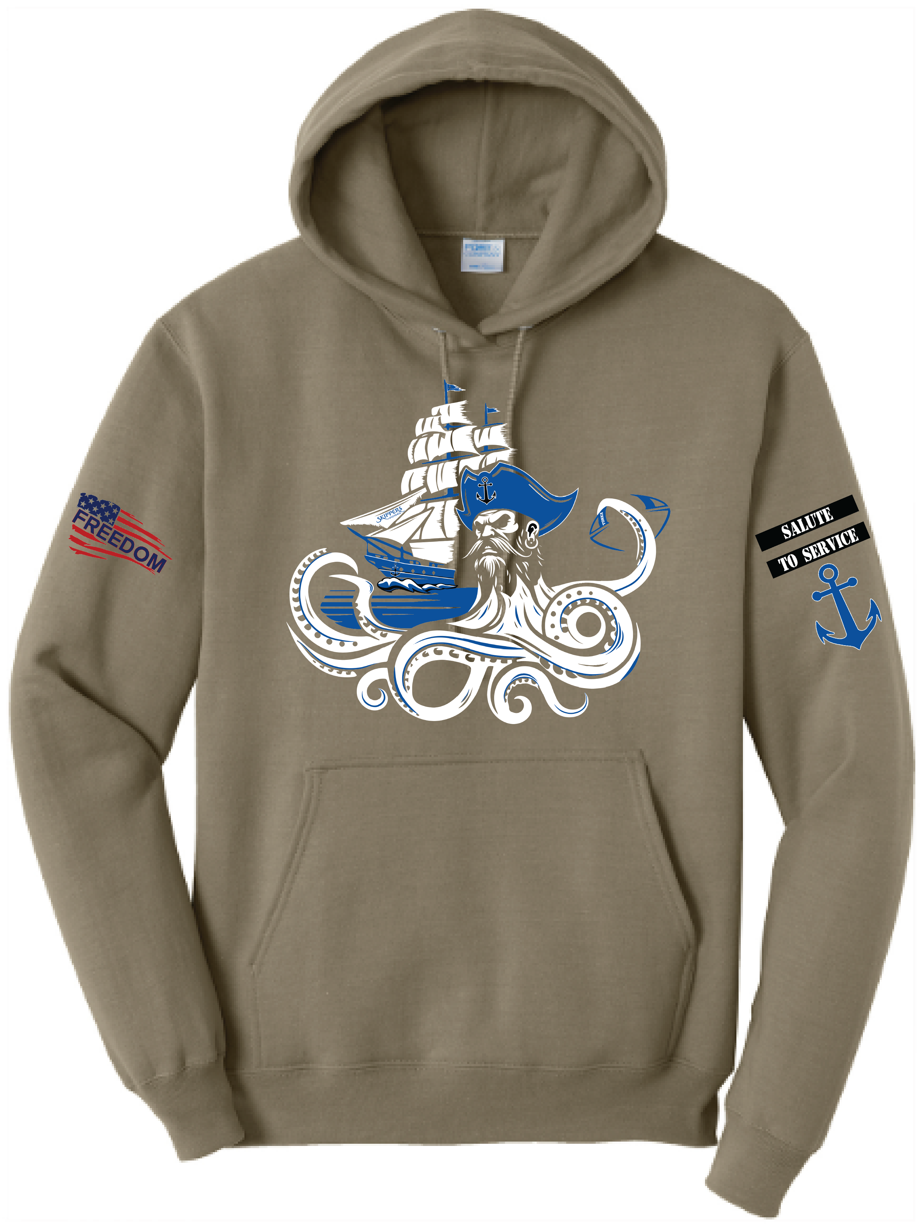 Salute To Service Men's Football Core Fleece Hooded Sweatshirt