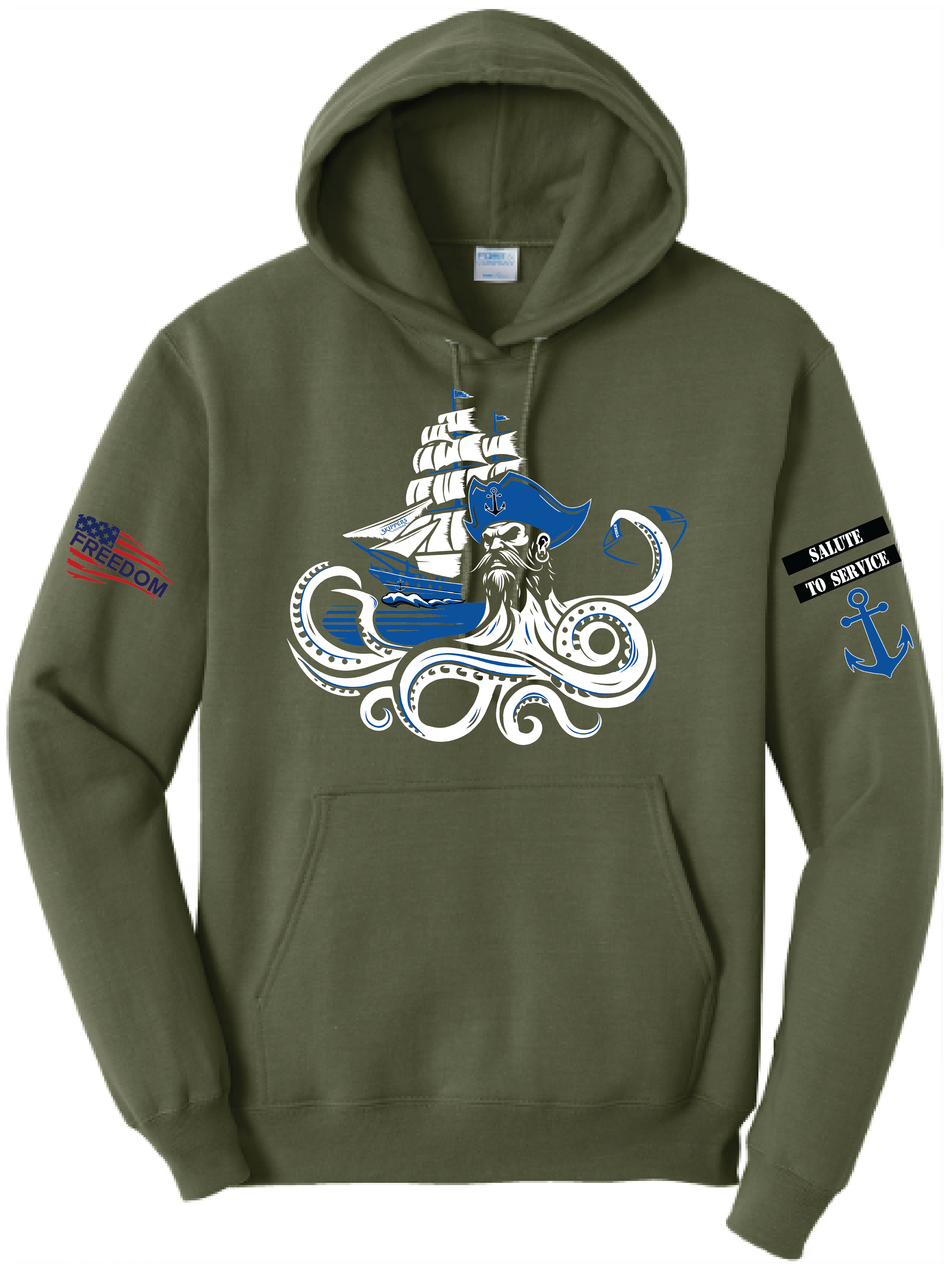 Salute To Service Men's Football Core Fleece Hooded Sweatshirt
