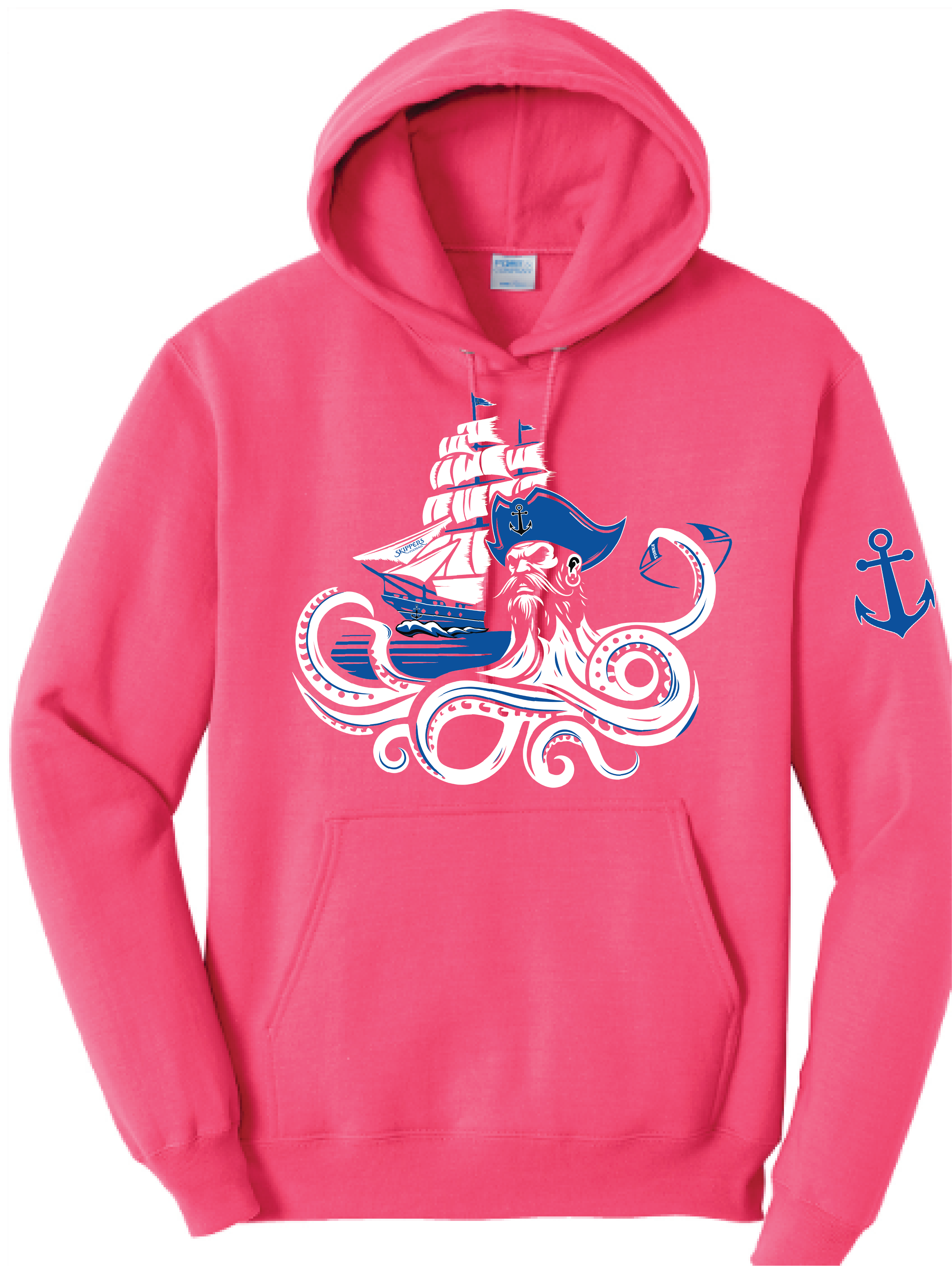 Show Your Pink Men's Core Fleece Hooded Sweatshirt