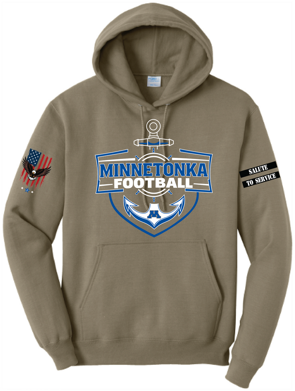 Men's TFA Salute To Service Core Fleece Hooded Sweatshirt
