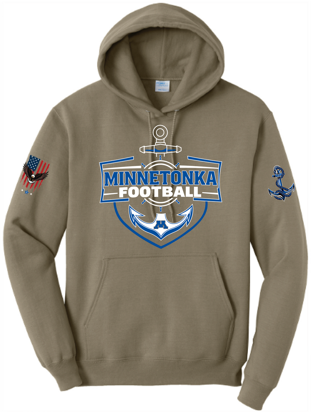 Unisex TFA Honor The Brave Core Fleece Hooded Sweatshirt