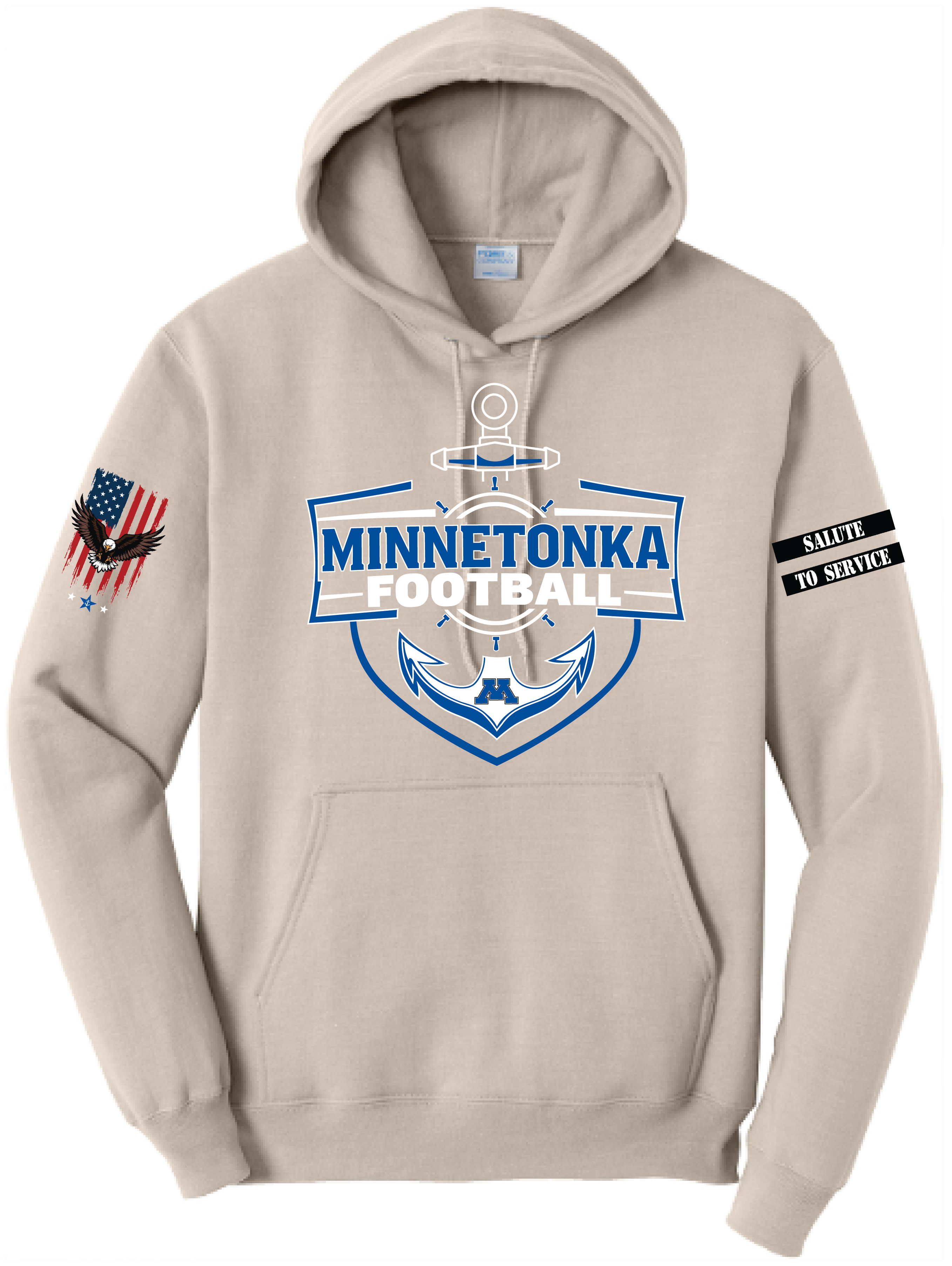 Men's TFA Salute To Service Core Fleece Hooded Sweatshirt