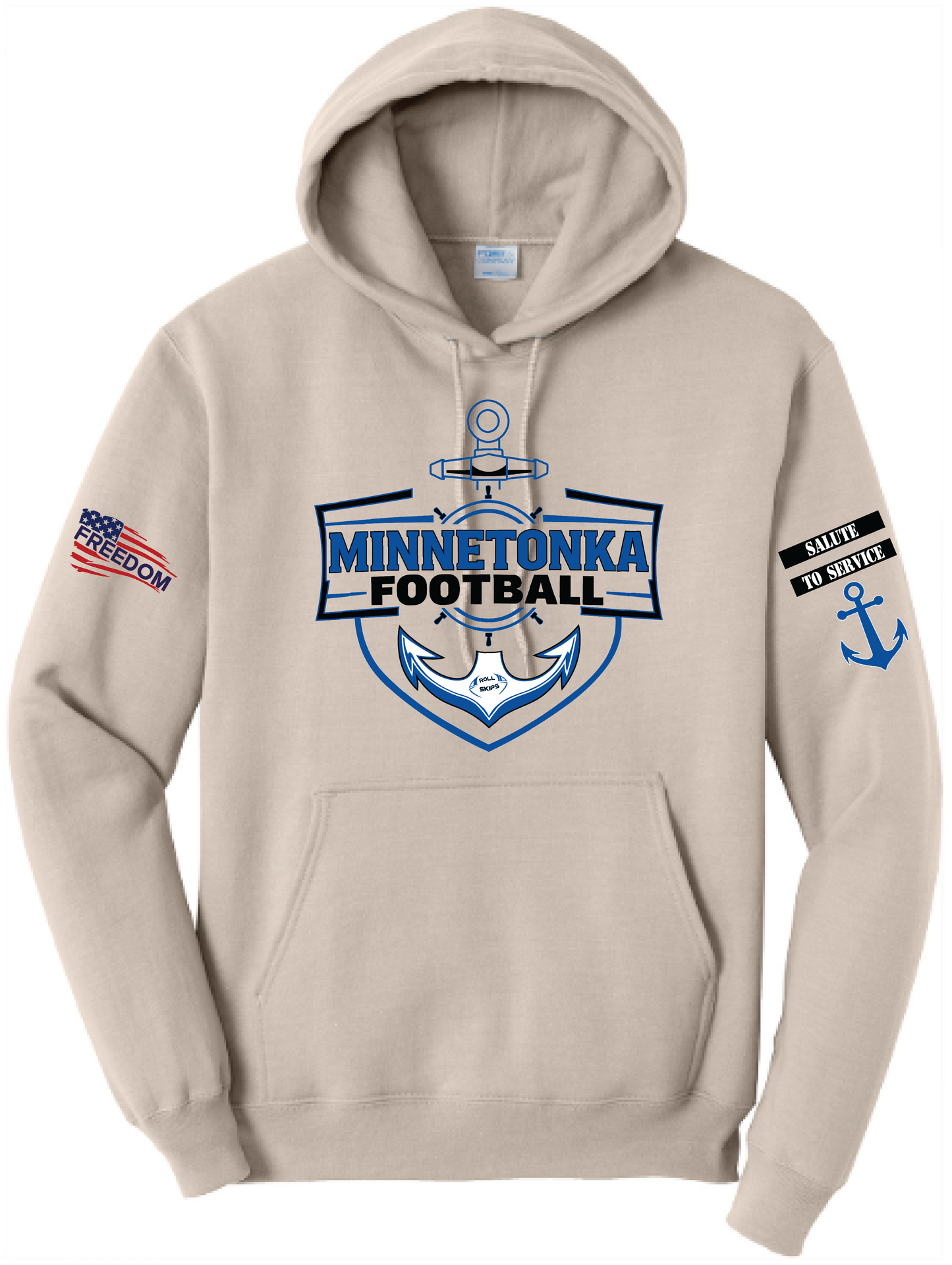 Salute To Service Women's Football Core Fleece Hooded Sweatshirt