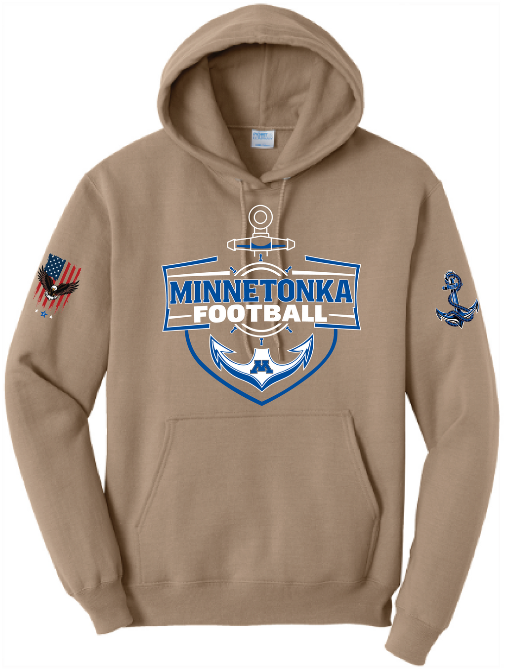Unisex TFA Honor The Brave Core Fleece Hooded Sweatshirt