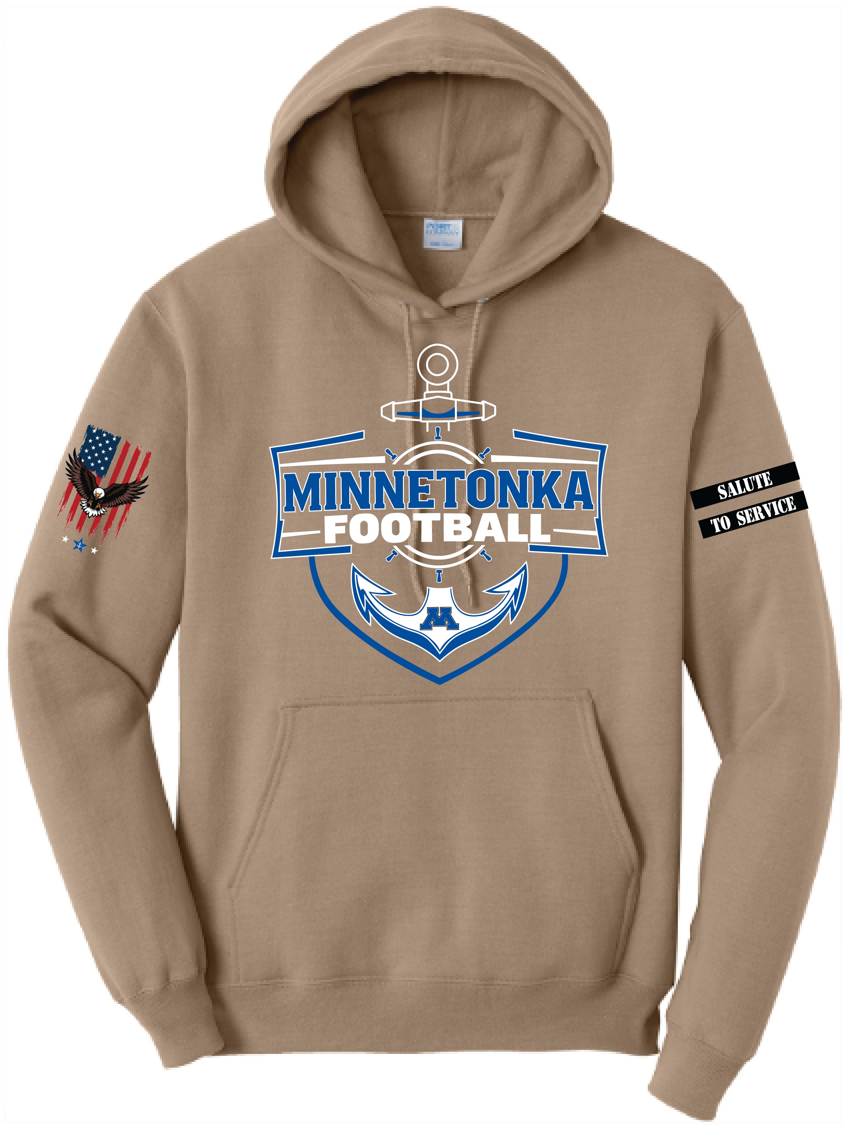 Men's TFA Salute To Service Core Fleece Hooded Sweatshirt