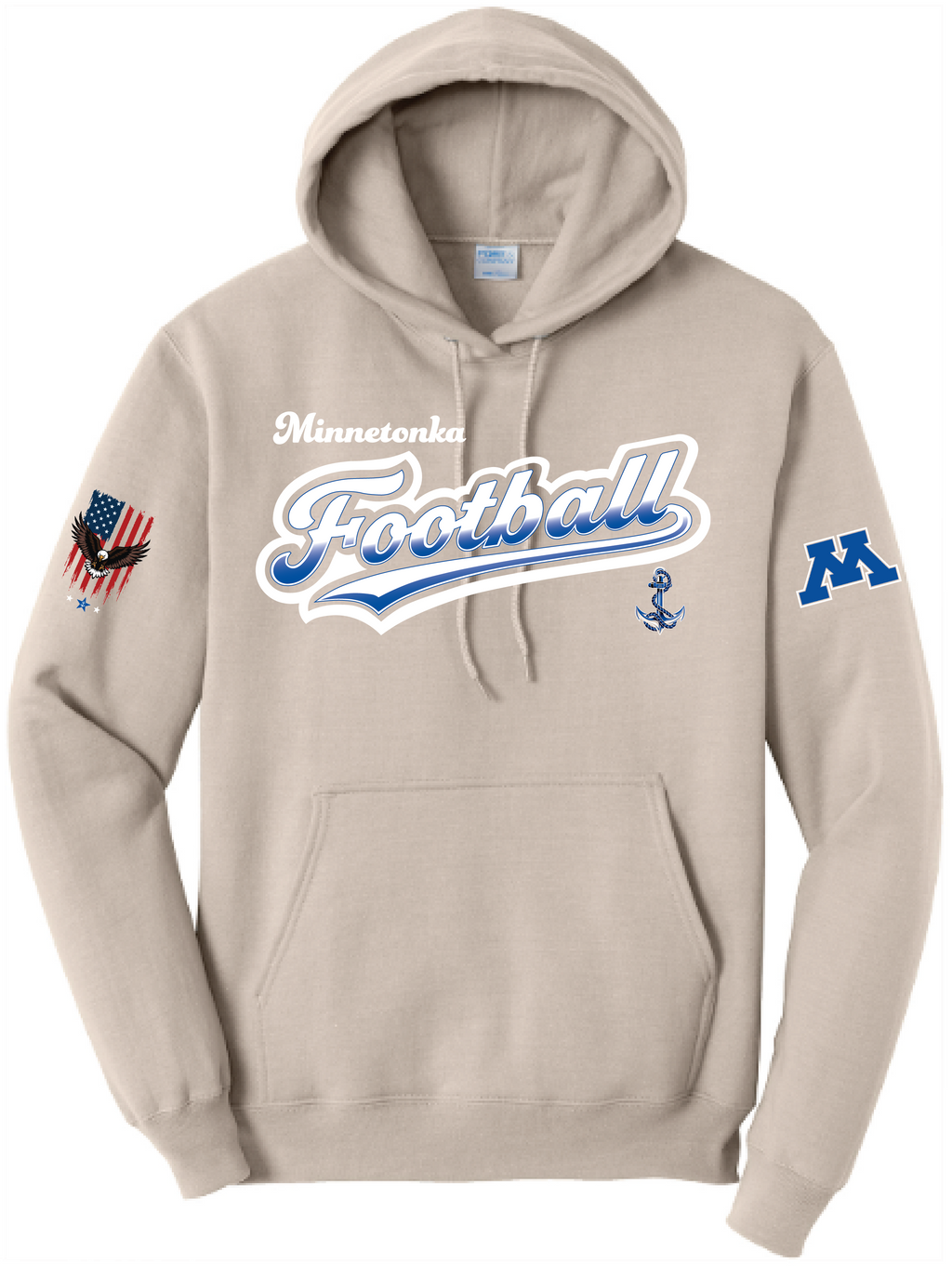 Unisex TFA Honor The Brave Core Fleece Hooded Sweatshirt