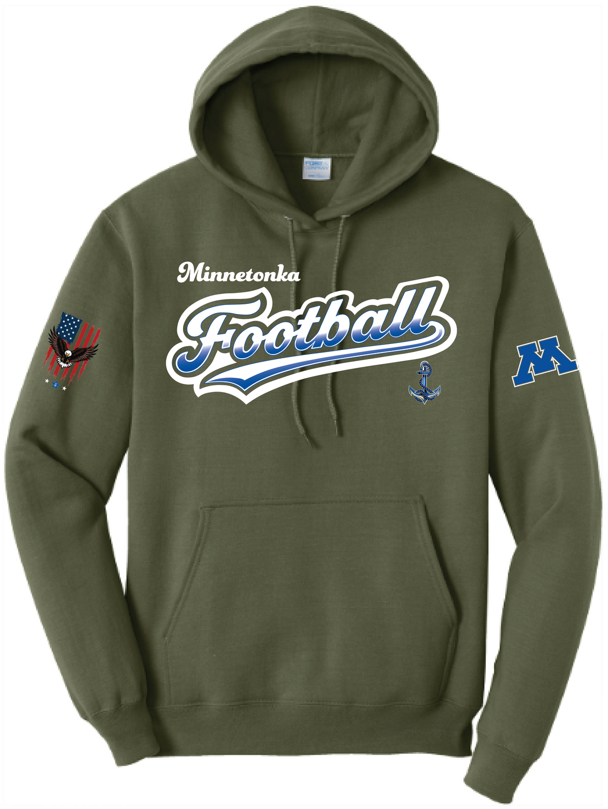Unisex TFA Honor The Brave Core Fleece Hooded Sweatshirt